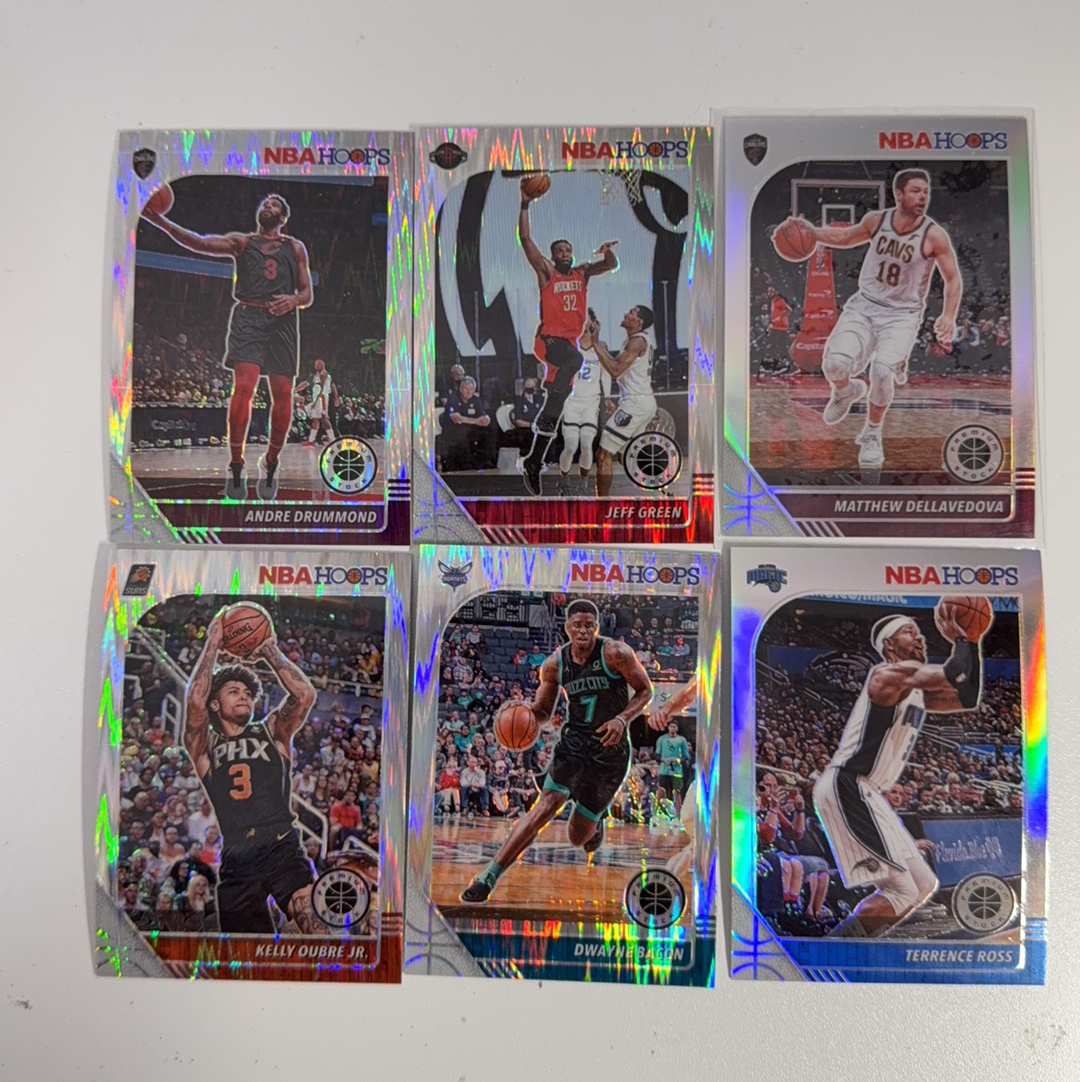 【免费代卖】6张 打包 lot HOOPS 折射 乌布雷 杰夫 格林 德拉蒙德 骑士 太阳 黄蜂 火箭 值得收藏!!