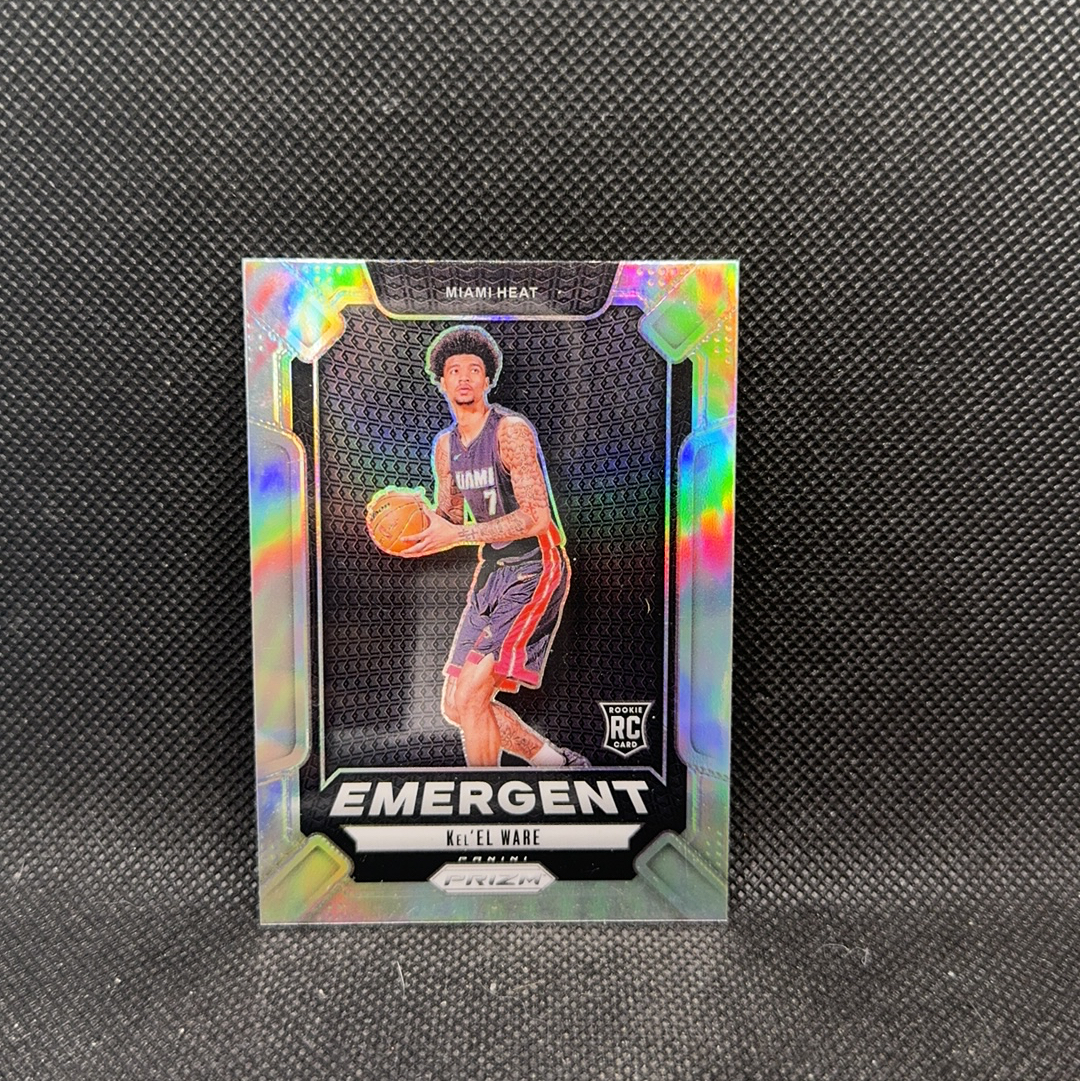 【Roseee代卖】2024-25 Panini Prizm Kel'el Ware RC 热火 凯莱尔 韦尔 新秀RC Emergent特卡 PZ 青