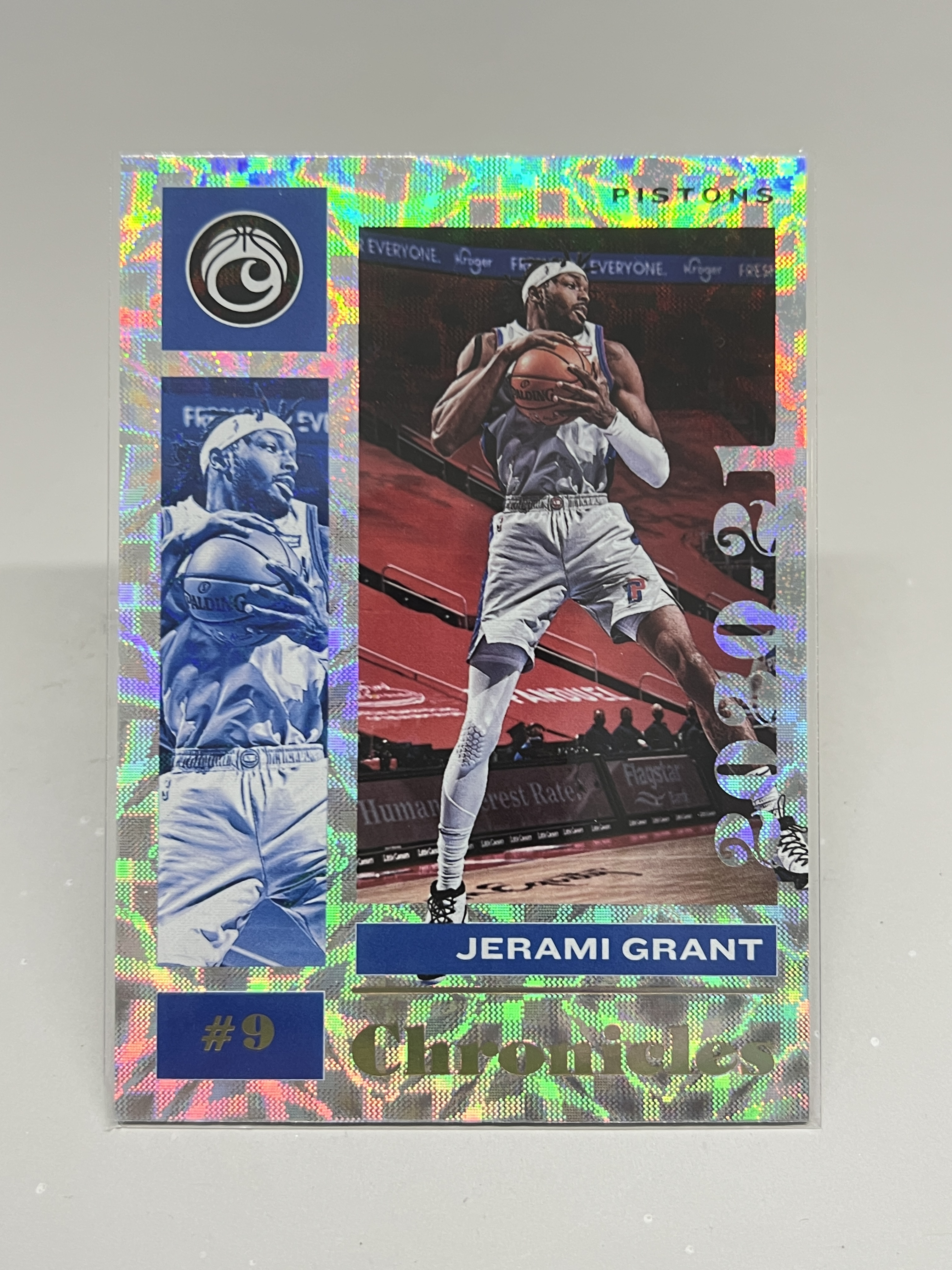 2020-21 Panini Chronicles Jerami Grant 【接寄拍 挂机拍卖】帕尼尼 编年史 杰拉米·格兰特 活塞 #36 折射 万花筒折 金平行 卡品如图 收藏 凑套
