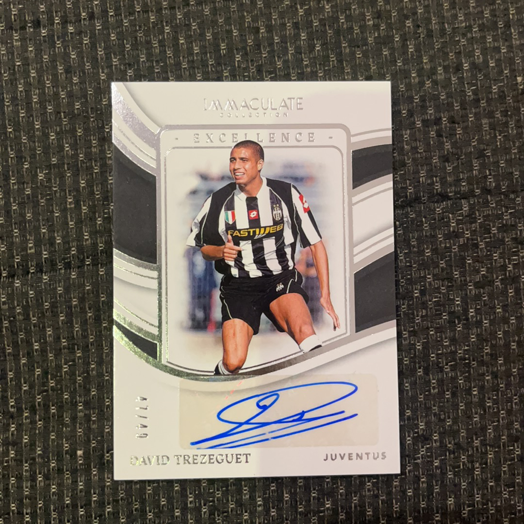 Carte Ultra Rare Panini Select 2023-24 - David Trezeguet Auto /10