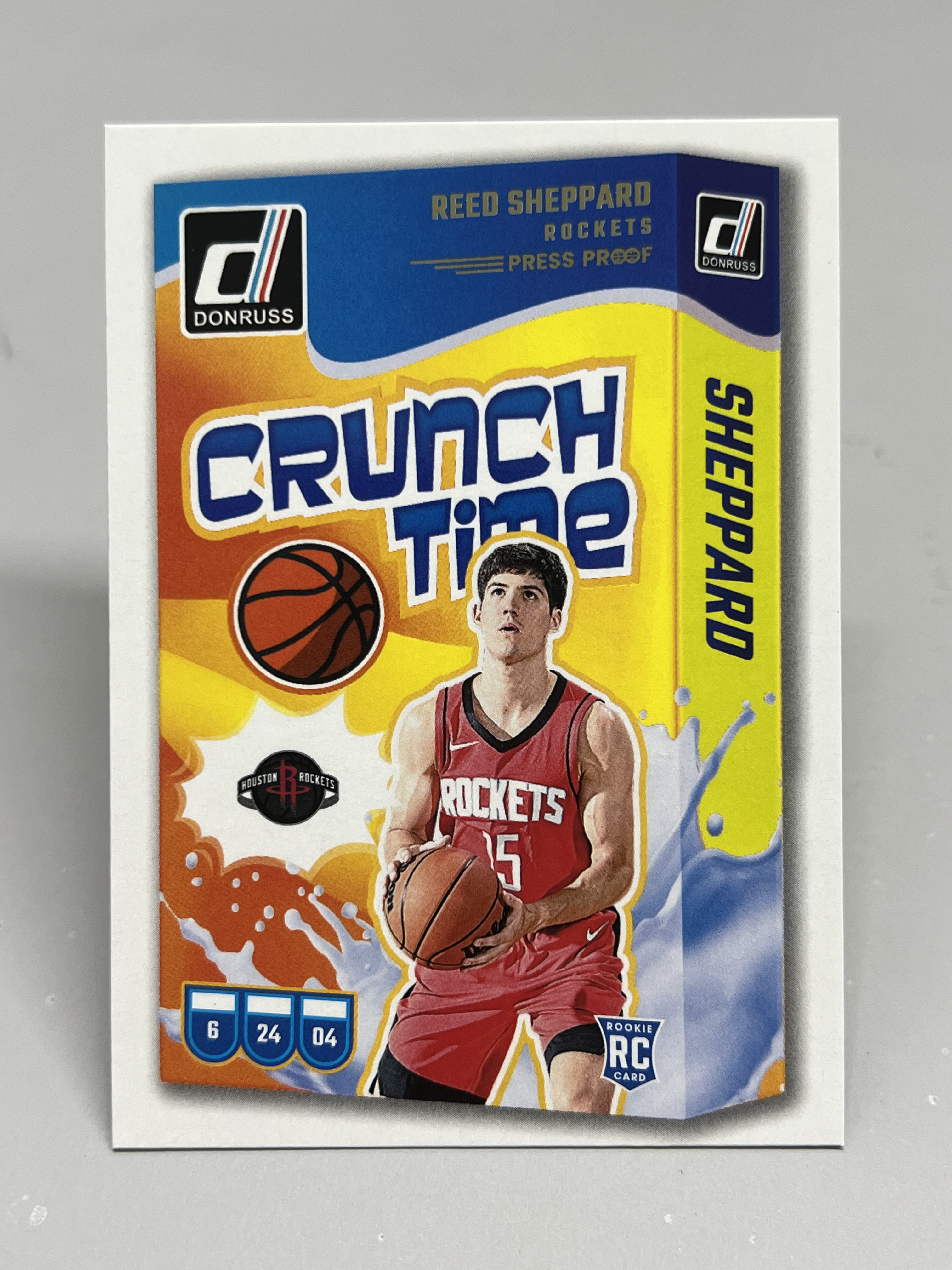 2024-25 Panini Donruss Reed Sheppard RC 【挂机拍卖】帕尼尼 杜蕾斯 谢泼德 新秀 火箭 Crunch Time 金标 #9 收藏 凑套 卡品如图