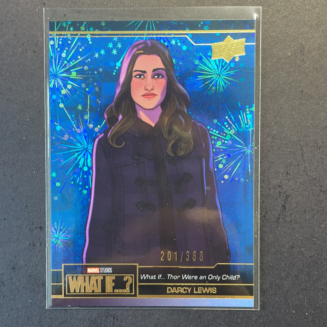 2023 Upper Deck Marvel (MCU) What if系列 天剑局达西路易斯 base蓝色烟花折射388编 序号11 2023 UD漫威影业 漫改动画 假如...系列