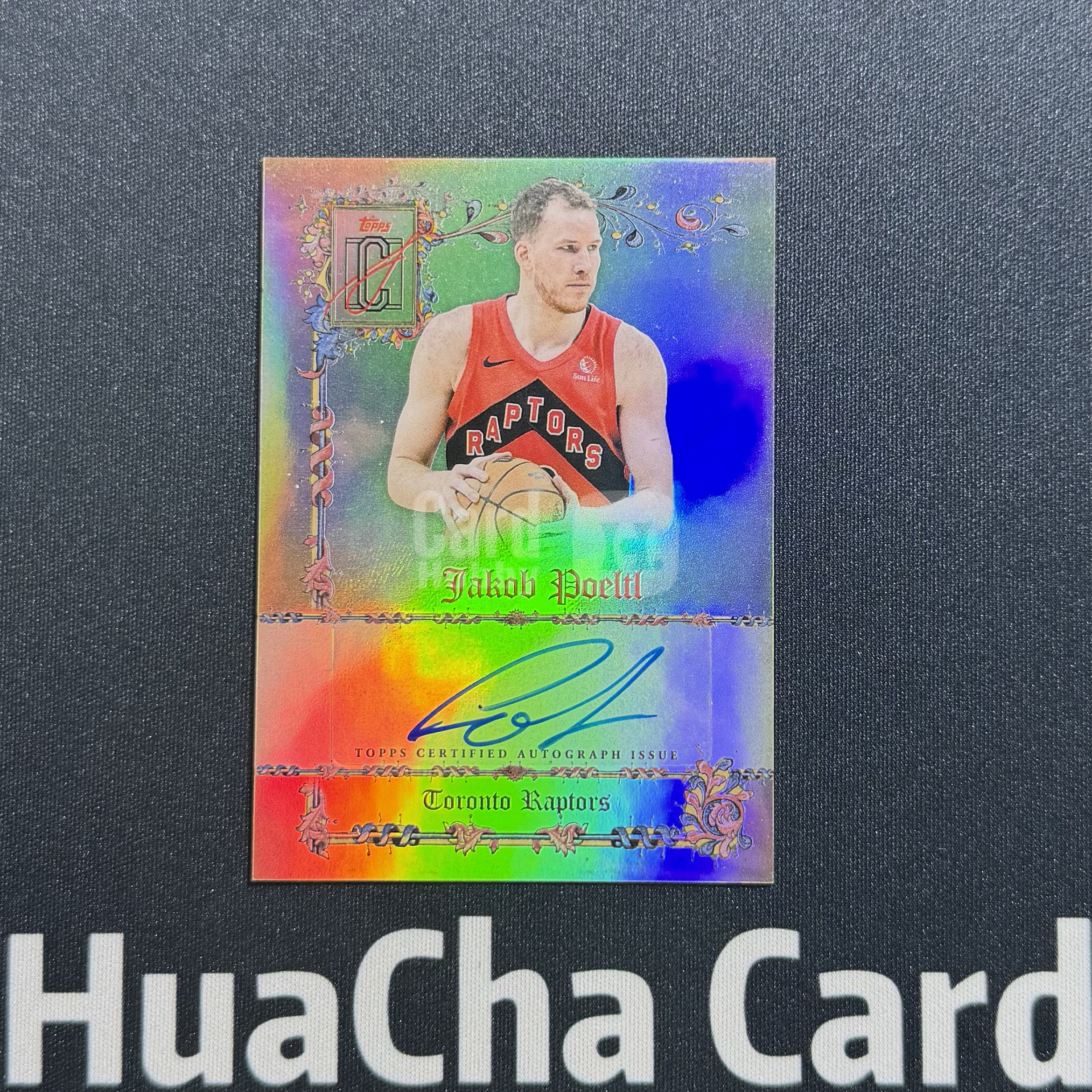 【花茶代卖】2025-26 Topps Signature Class Jakob Poeltl 雅各布珀尔特尔 猛龙 签字 银折 折射 卡品如图 #A东契奇