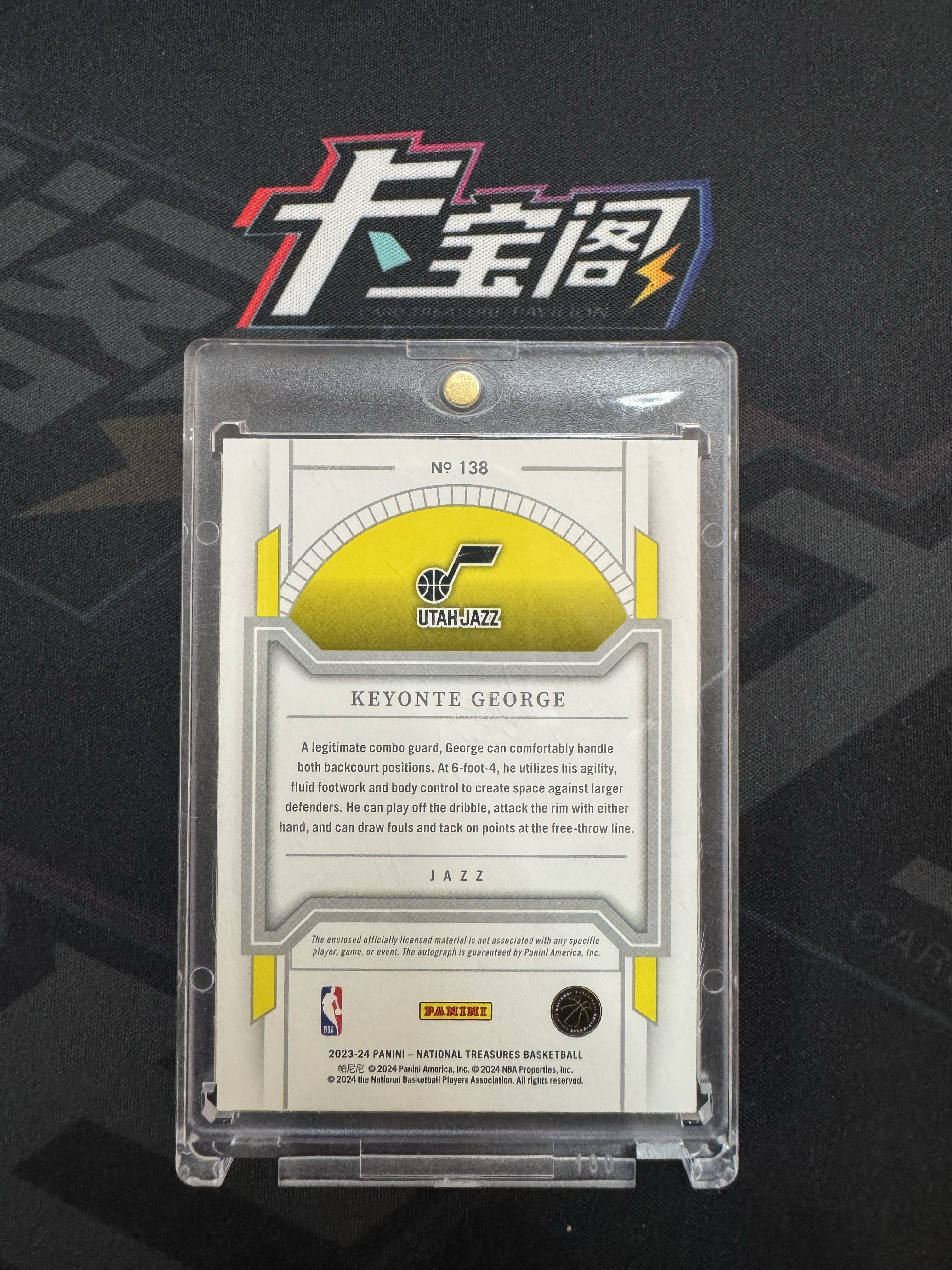 Keyonte George Rookie Rpa 2023-24 Panini National Treasures Keyonte George RC 【卡宝阁代卖】国宝 爵士 新秀 基昂特 ...