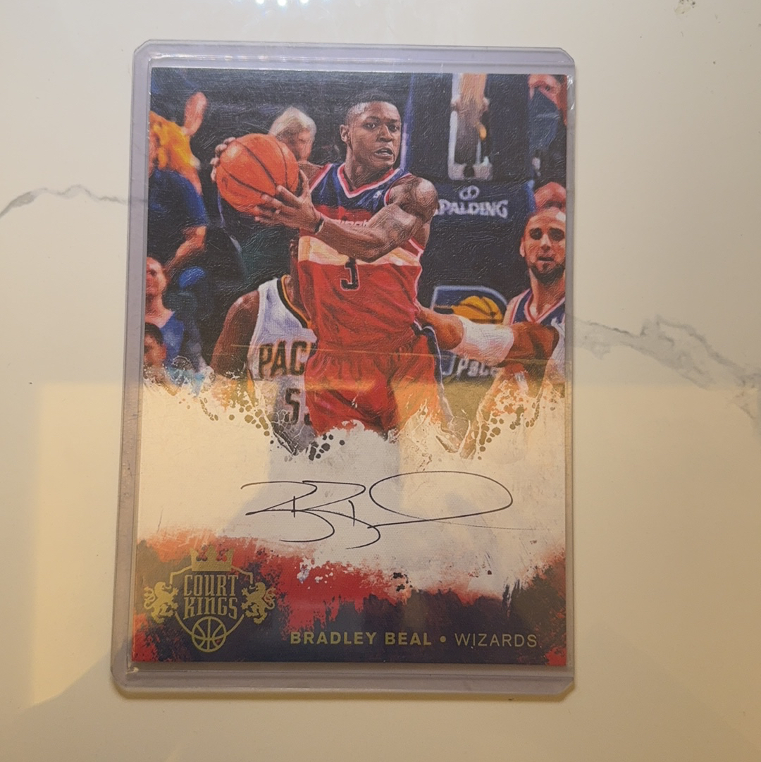 【Roseee代卖】2014-15 Panini Court Kings Bradley Beal 油画 奇才 布拉德利比尔 大卡 双面签 签字卡签 jeff