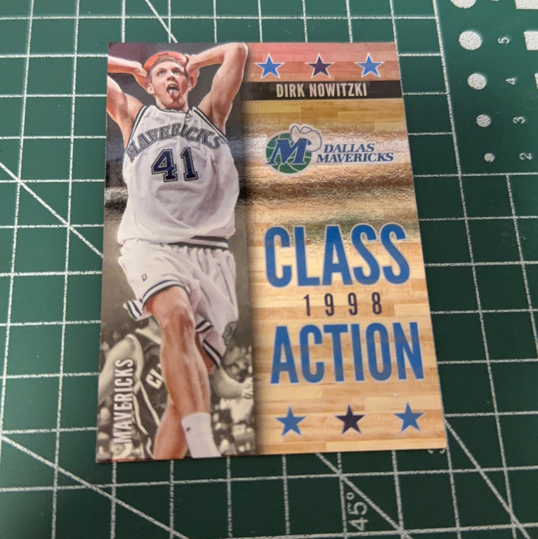 2013-14 Panini Americana Dirk Nowitzki S.p.a. 德克诺维斯基 司机 class action 特卡 闪卡 新秀选图 十年老卡 绝版卡 稀有大比例