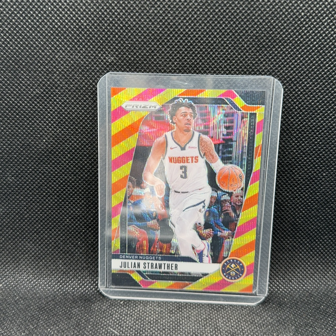 【Roseee代卖】2024-25 Panini Prizm PZ 掘金 Julian Strawther 朱利安斯特劳瑟 三色折 三色波纹折 88编 chow