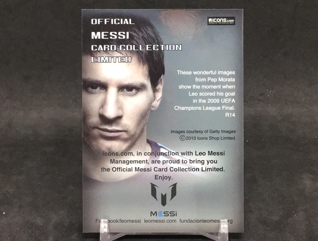 【DC拍卖】10.23小科比 ICONS OFFICIAL MESSI CARD COLLECTION 世界杯冠军阿根廷核心领袖 传奇巨星 莱昂内尔 梅西