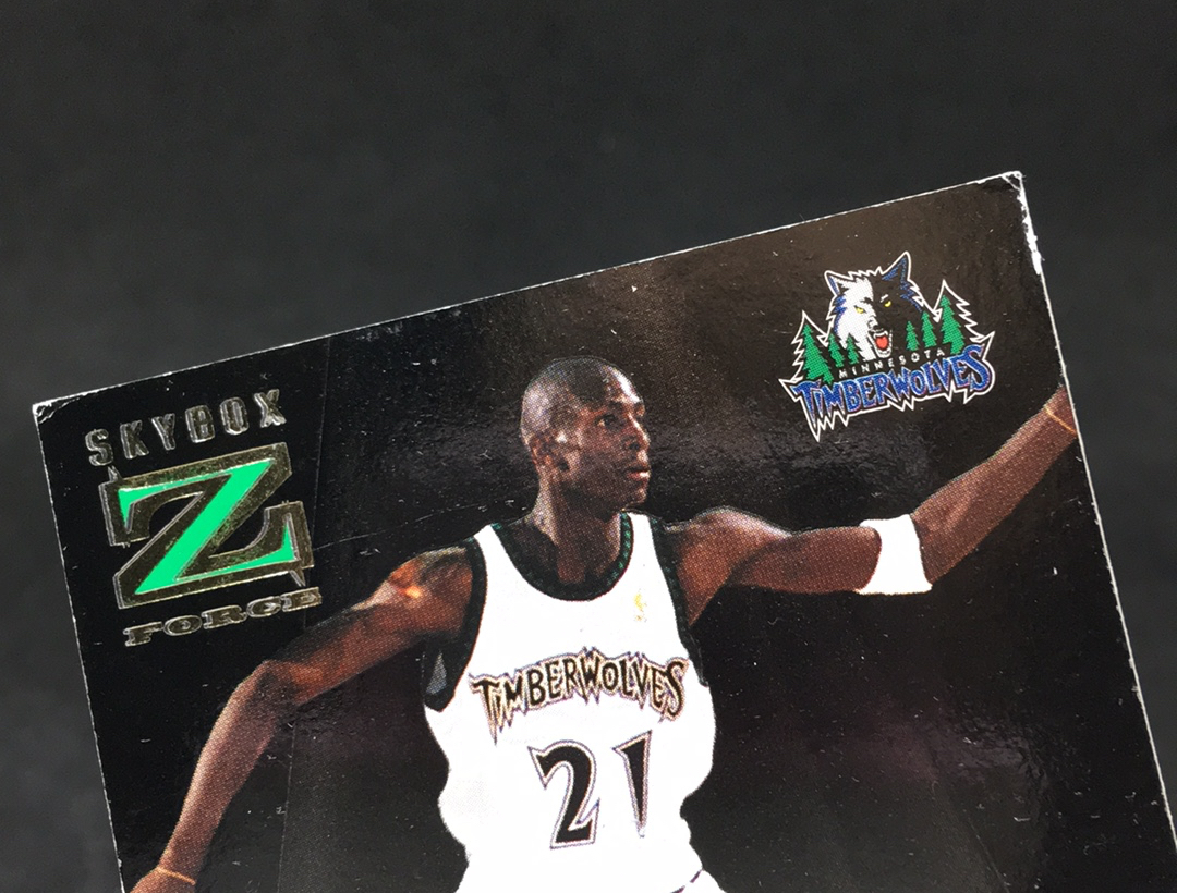 【DC拍卖】4.13(微瑕)1997-98 SkyBox Z-Force Kevin Garnett Timberwolves 加内特森林狼 Z-Force 特卡 收藏佳品