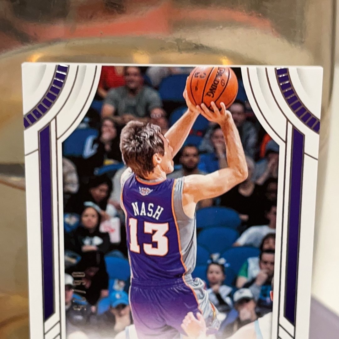 2024-25 Panini National Treasures Steve Nash 史蒂夫 纳什 太阳 国宝 25编 签字 卡签 Viewpoint 视角签 关键得分 卡品如图