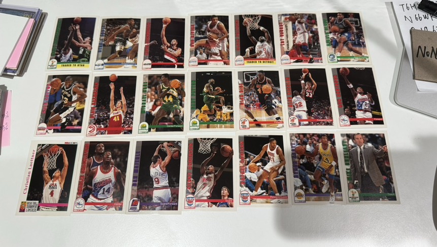 1991-92 SkyBox NBA Hoops Gary Payton 加里 佩顿 格伦 莱斯 斯科特 安德森 莱特纳 老卡 老系列 卡品如图 收藏必备