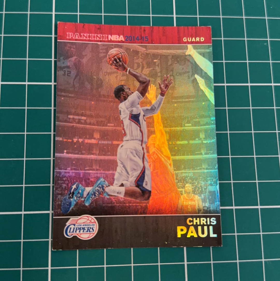 2014-15 Panini Americana Chris Paul S.p.a.克里斯保罗 CP3 折射特卡 银折 闪卡 镭射卡 精美选图 十年老卡 绝版卡 稀有大比例