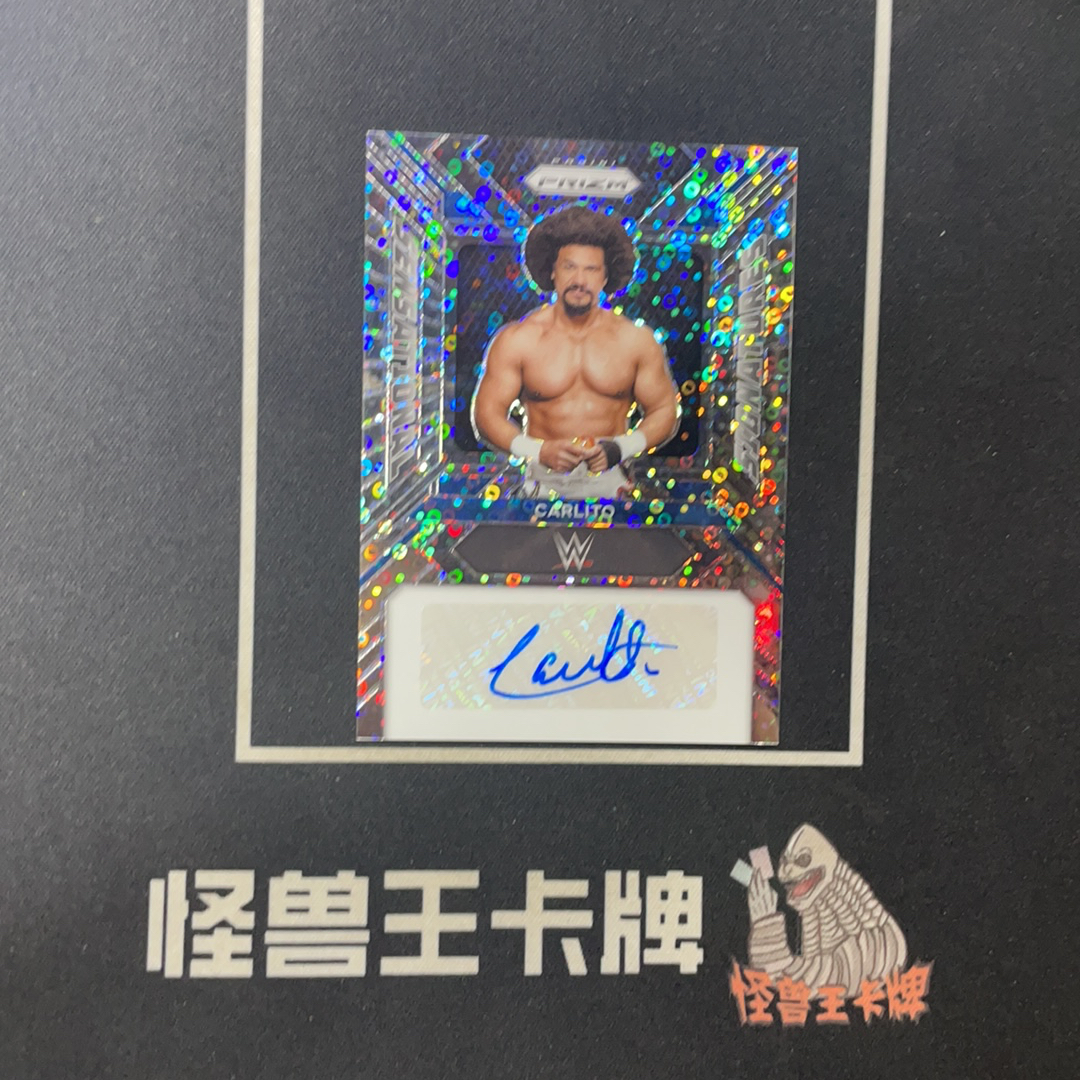 （怪兽拍卖）GSW-B96 2024 prizm系列 WWE 美国职业摔跤联赛 CARLITO 卡里托 卡利托 签字 泡泡签 卡品如图 收藏必备 卡淘