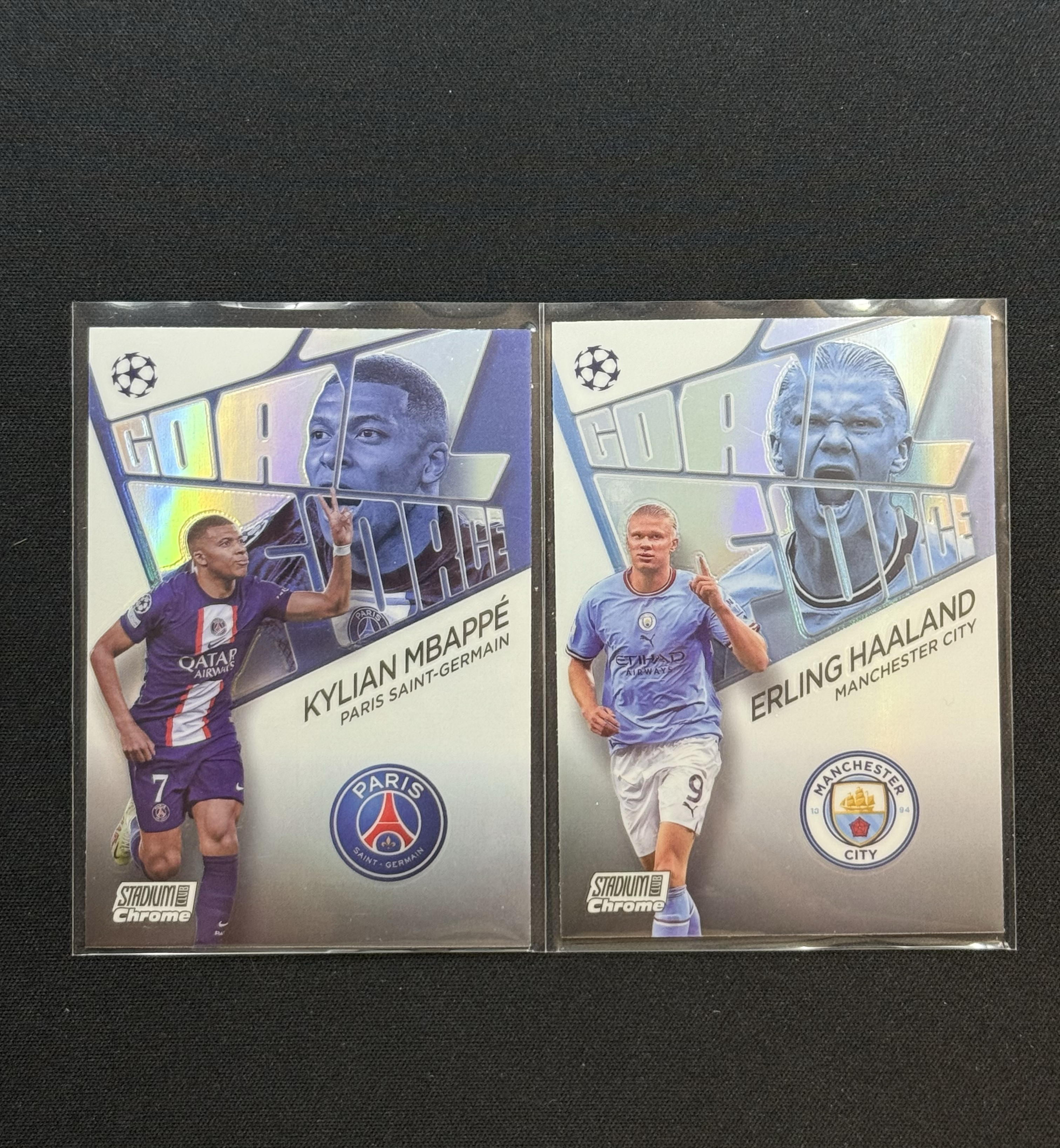 2023-24 Topps Stadium Club Erling Haaland 【小贝代拍】欧战 竞技场 哈兰德 姆巴佩 进球特卡 折射 不保卡品 拍前看描述 XNP