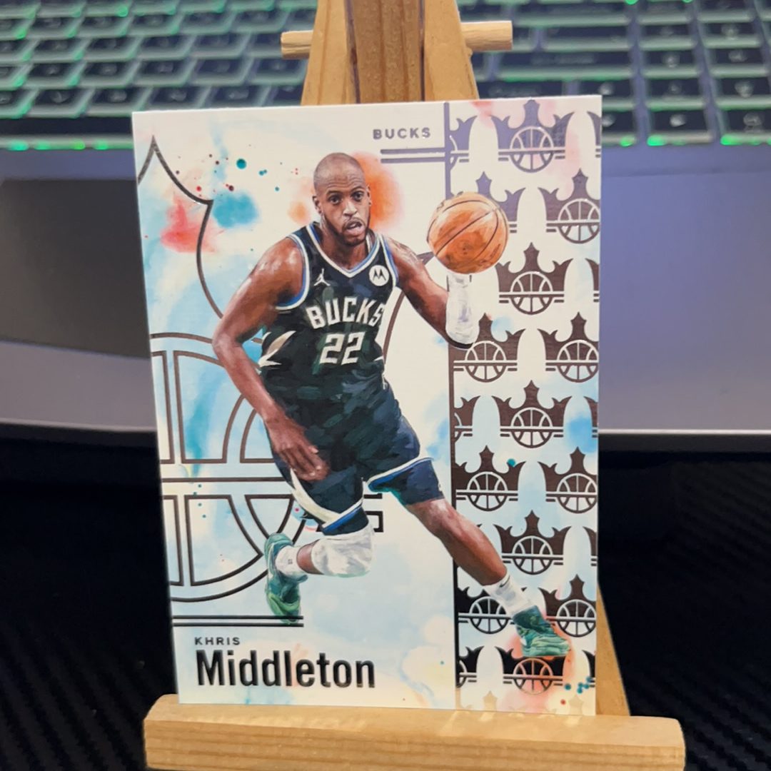 2024-25 Panini Court Kings Khris Middleton 克里斯 米德尔顿 雄鹿 油画系列 卡品如图 凑图必备 值得收藏!免费代卖!