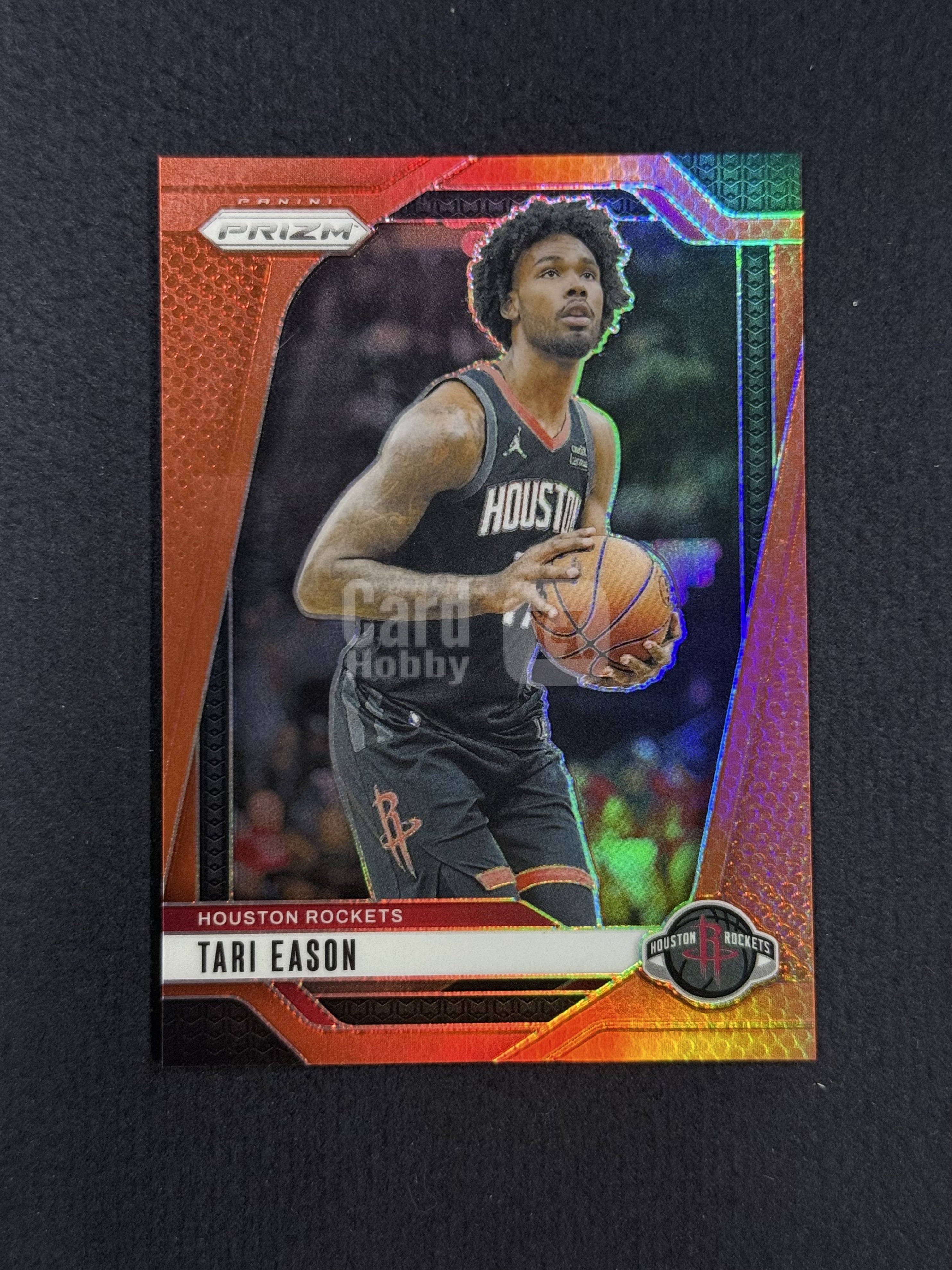 2024-25 Panini Prizm Tari Eason 【未定义潮】塔里 伊森 PZ 红折 折射 火箭 /225编 收藏必备 卡品如图