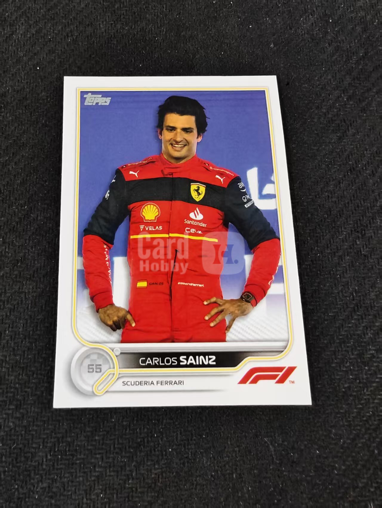 2022 Topps Chrome F1 Carlos Sainz 卡洛斯 塞恩斯 法拉利 划痕 边角瑕疵 @30
