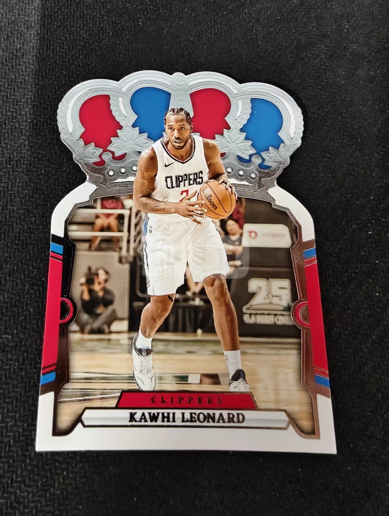 2023-24 panini Crown Royale kawhi leonard 皇冠 快船 科怀 伦纳德 卡哇伊 皇冠 异形 划痕 边角瑕疵 #51