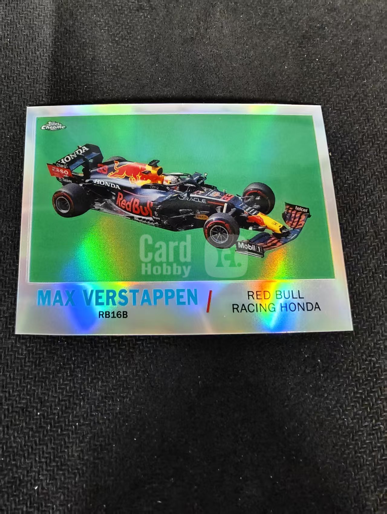 2021 Topps Chrome F1 Max Verstappen 方程式赛车系列 马克斯 维斯塔潘 红牛车队 特卡 银折 F1 划痕 边角瑕疵 #MV