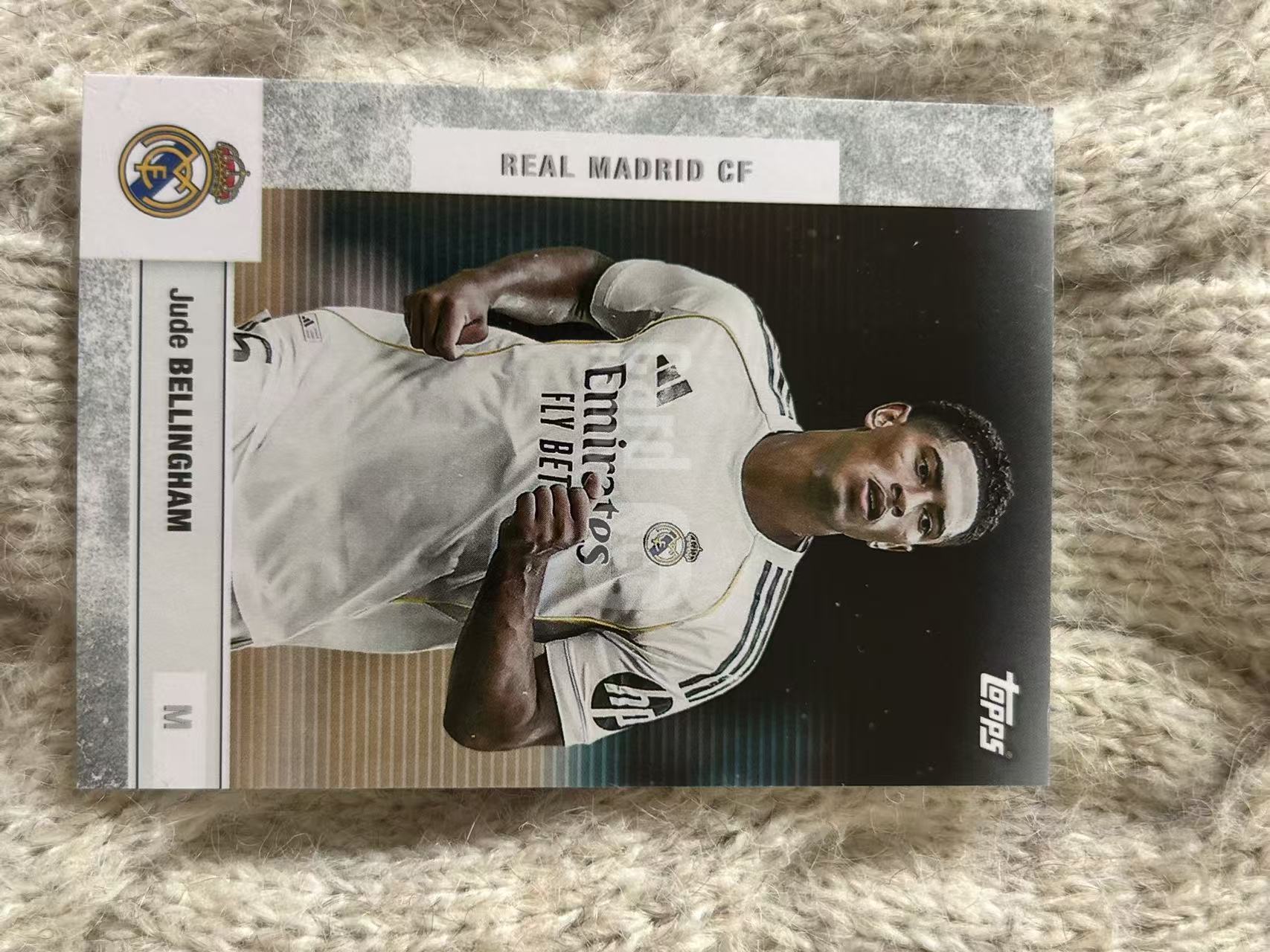 2024 Topps UEFA Jude Bellingham 裘德・贝林厄姆 - 皇马全能中场,攻防兼备,远射出众,斩获多项重磅赛事荣誉,足坛当红巨星,凑套必备