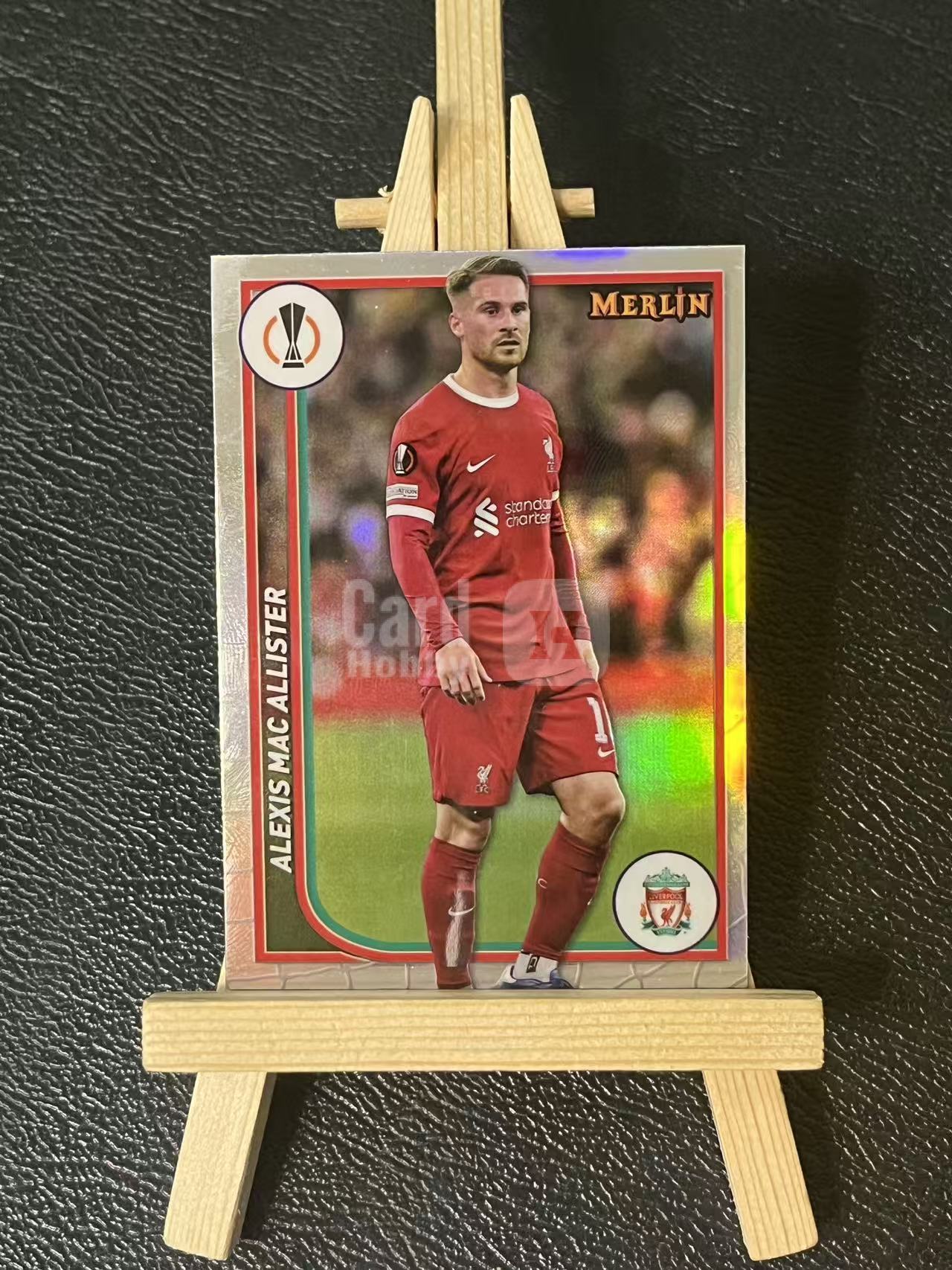2024 Topps merlin Alexis Mac Allister 麦卡利斯特 阿根廷 利物浦 欧冠 银折 实卡精美 卡品如图 LZ5