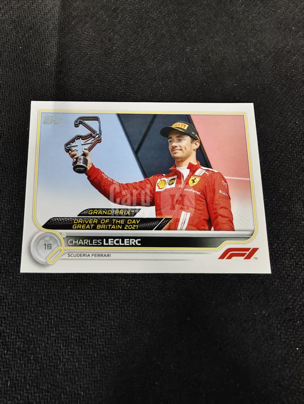 2022 Topps F1 Charles Leclerc 法拉利 夏尔 勒克莱尔 划痕 边角瑕疵@182