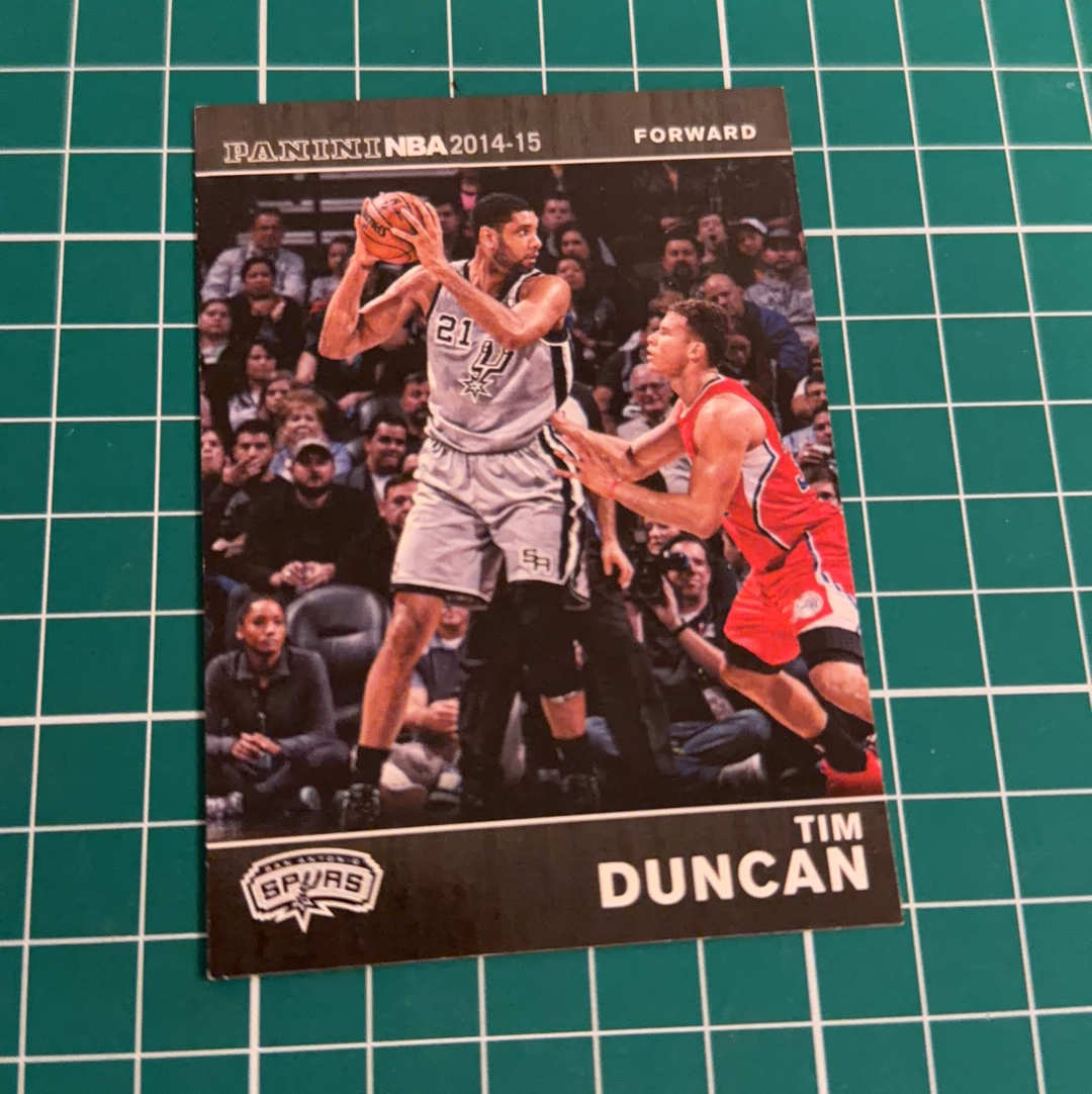 2014-15 Panini Americana Tim Duncan S.p.a. 蒂姆邓肯 石佛 马刺 GDP base 十年老卡 绝版卡 收藏必备