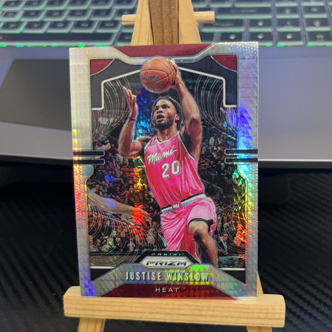 2019-20 Panini Prizm Justise Winslow 温斯洛 热火 银折 折射 prizm系列 pz 卡品如图 凑图必备 值得收藏!免费代卖!