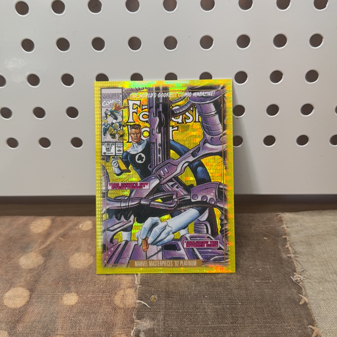 2024 SkyBox Marvel (MCU) 漫威 masterpieces 92 Platinum 92 白金 大师复刻 箱配 金脉冲 45/92 变体 神奇先生 Mr.Fantactic