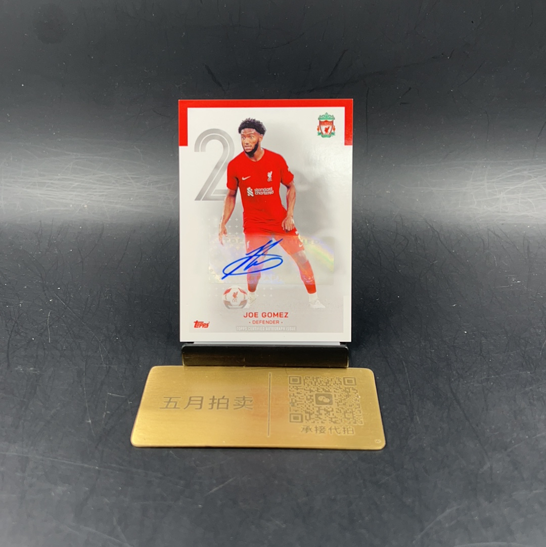 (不接受任何理由的暂存/累计。 6.如果遇到重复收取运费 已收运费却发到付等运费问题站内信留言支付宝账户 客服会处理返还。 7.付款后72小时内发出,会在规定时间内发货,请仔细阅读以上条款,出价且接受以上规则
![2023 Topps Team set Joe Gomez 【五月拍卖 顺丰空运】利物浦队盒 乔 戈麦斯 签字 卡品如图 思012 v161