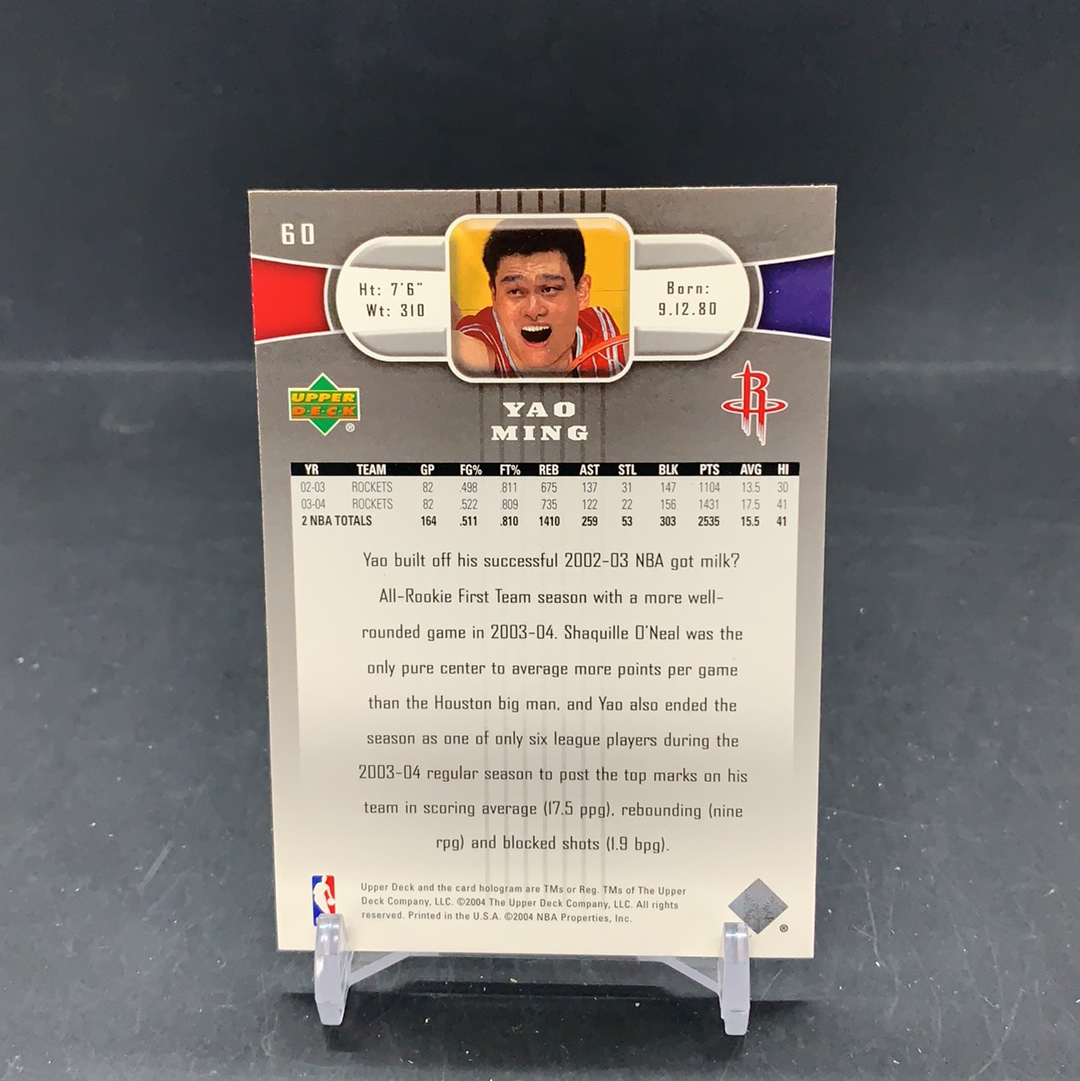 【DC拍卖】11.20. 001 UD 同名系列 名人堂名宿 中国队历史第一人 国人骄傲 小巨人 姚明