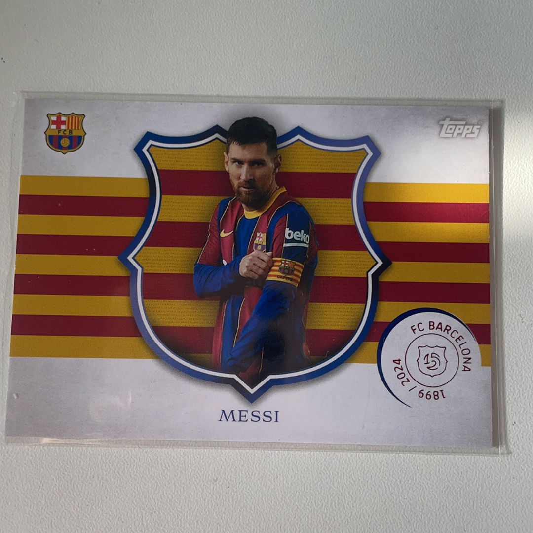 【小11代卖】2025 Topps FC Barcelona 125周年队盒 梅西 队长特卡阿根廷队长 世界杯冠军 球王卡品如图 寄付不累计