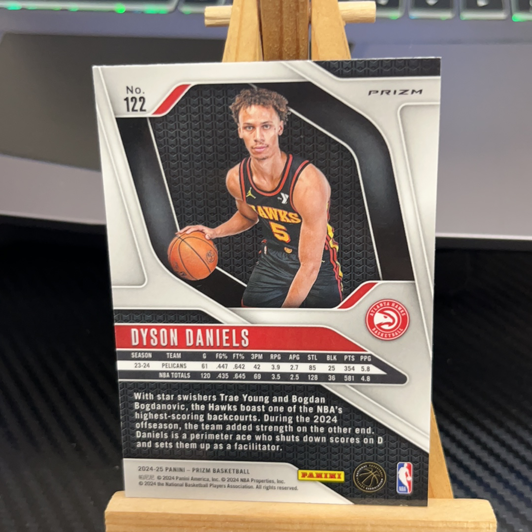 2024-25 Panini Prizm Dyson Daniels 戴森丹尼尔斯 老鹰 银碎冰 银折 折射 prizm系列 pz 卡品如图 凑图必备 值得收藏! 免费代卖!