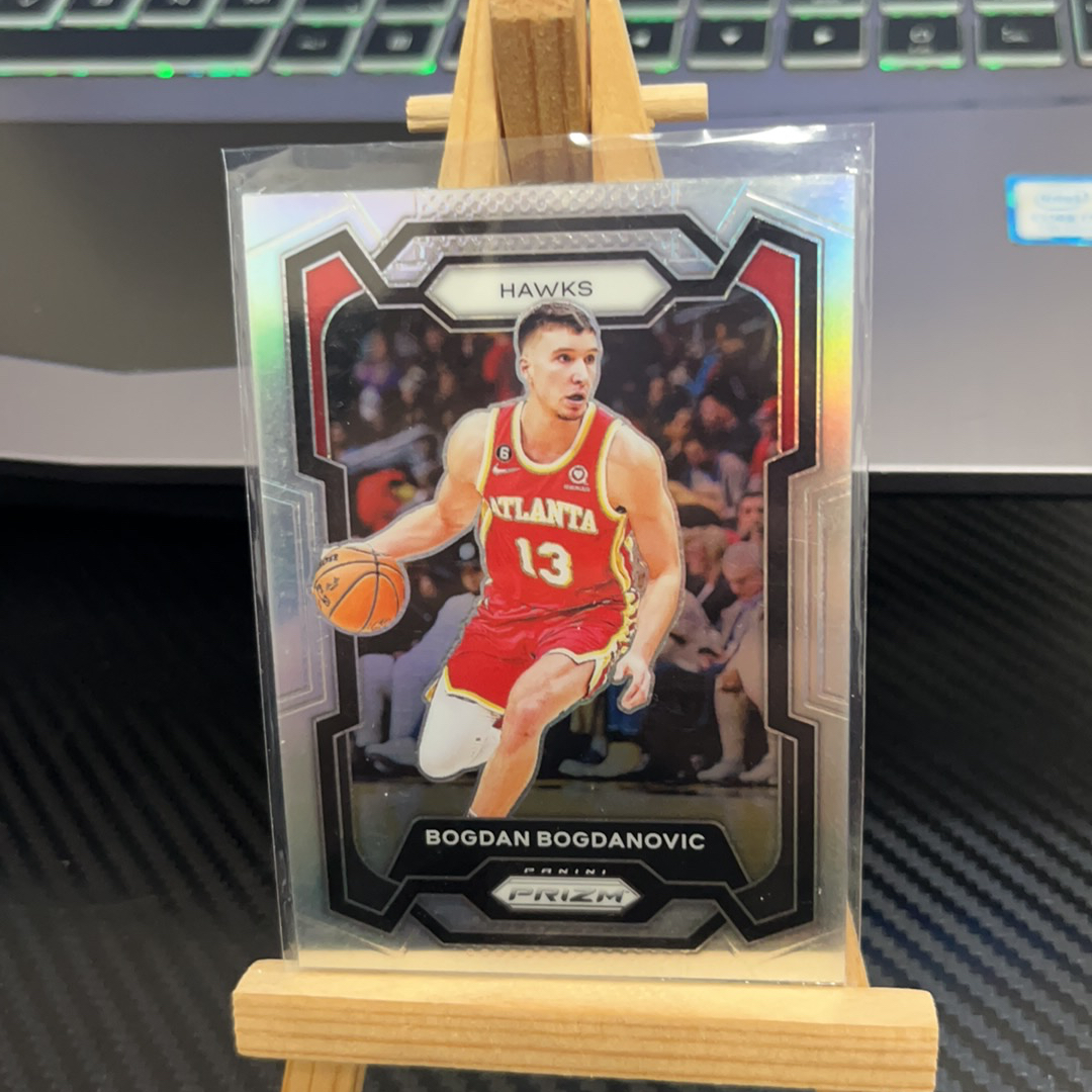 2023-24 Panini Prizm Bogdan Bogdanovic 博格达 诺维奇 老鹰 银折 折射 prizm系列 pz 卡品如图 凑图必备 值得收藏!免费代卖!