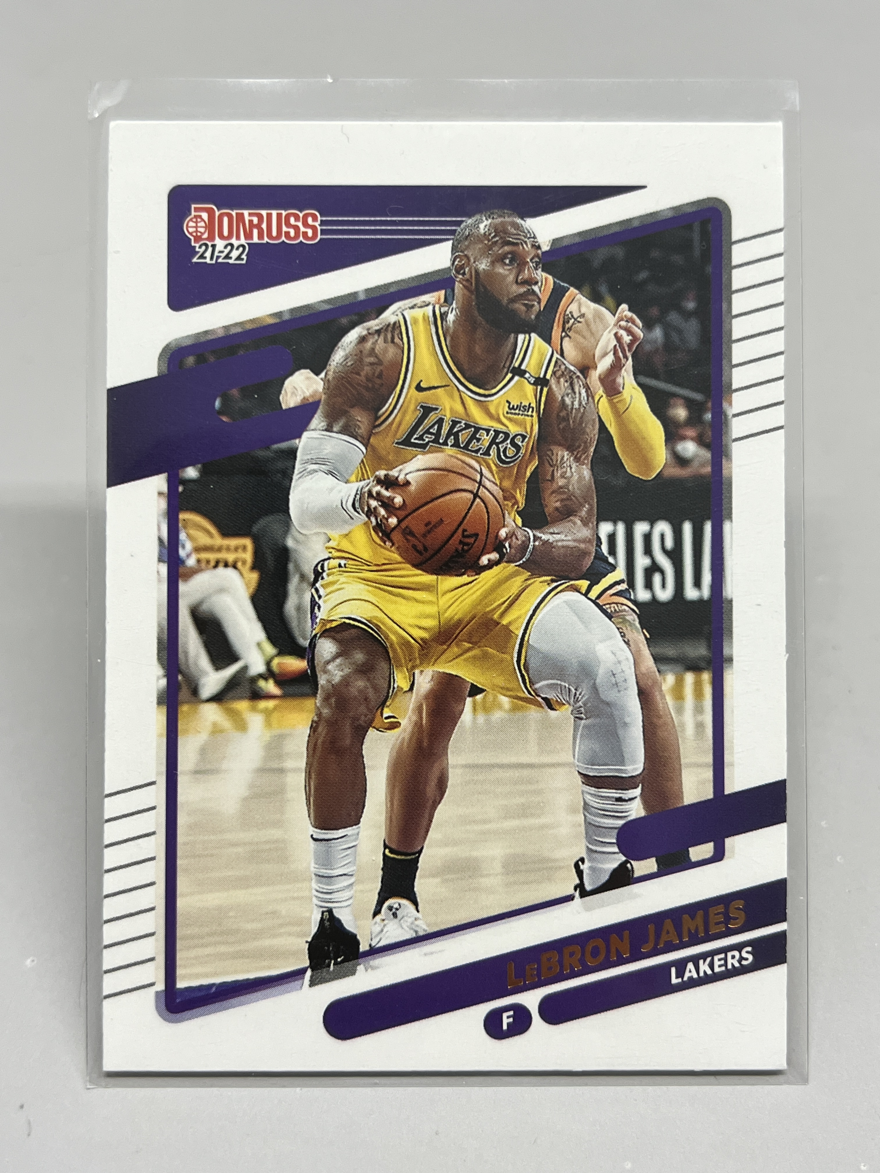 2021-22 Panini Donruss LeBron James 【挂机拍卖】帕尼尼 杜蕾斯 勒布朗·詹姆斯 小皇帝 老詹 湖人 金标 #12 收藏 凑套 卡品如图