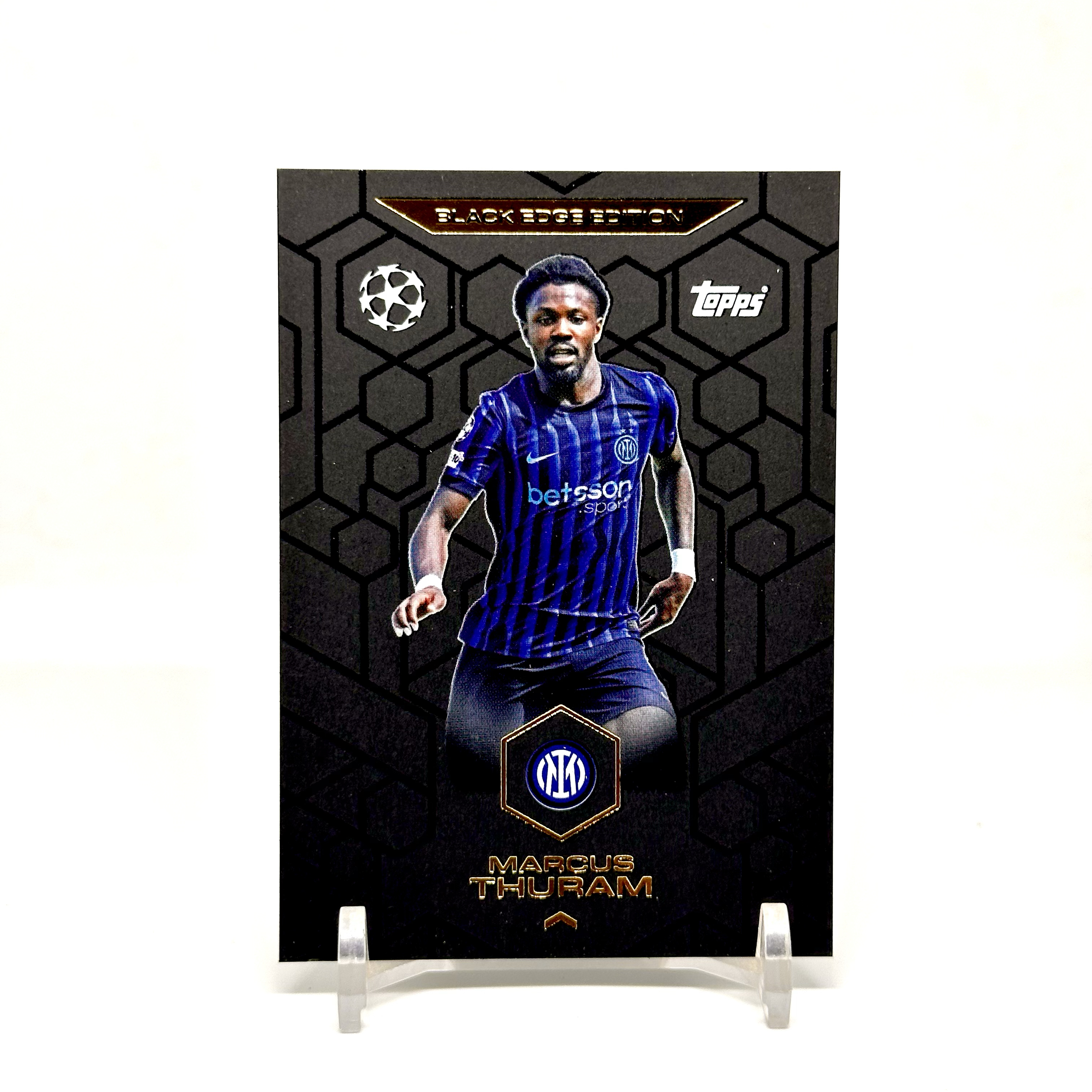 2526 Topps Inter Milan Marcus Thuram Black Edge Edition 黑色限定版 马库斯 图拉姆 国际米兰 国米 游戏版【奶酪】