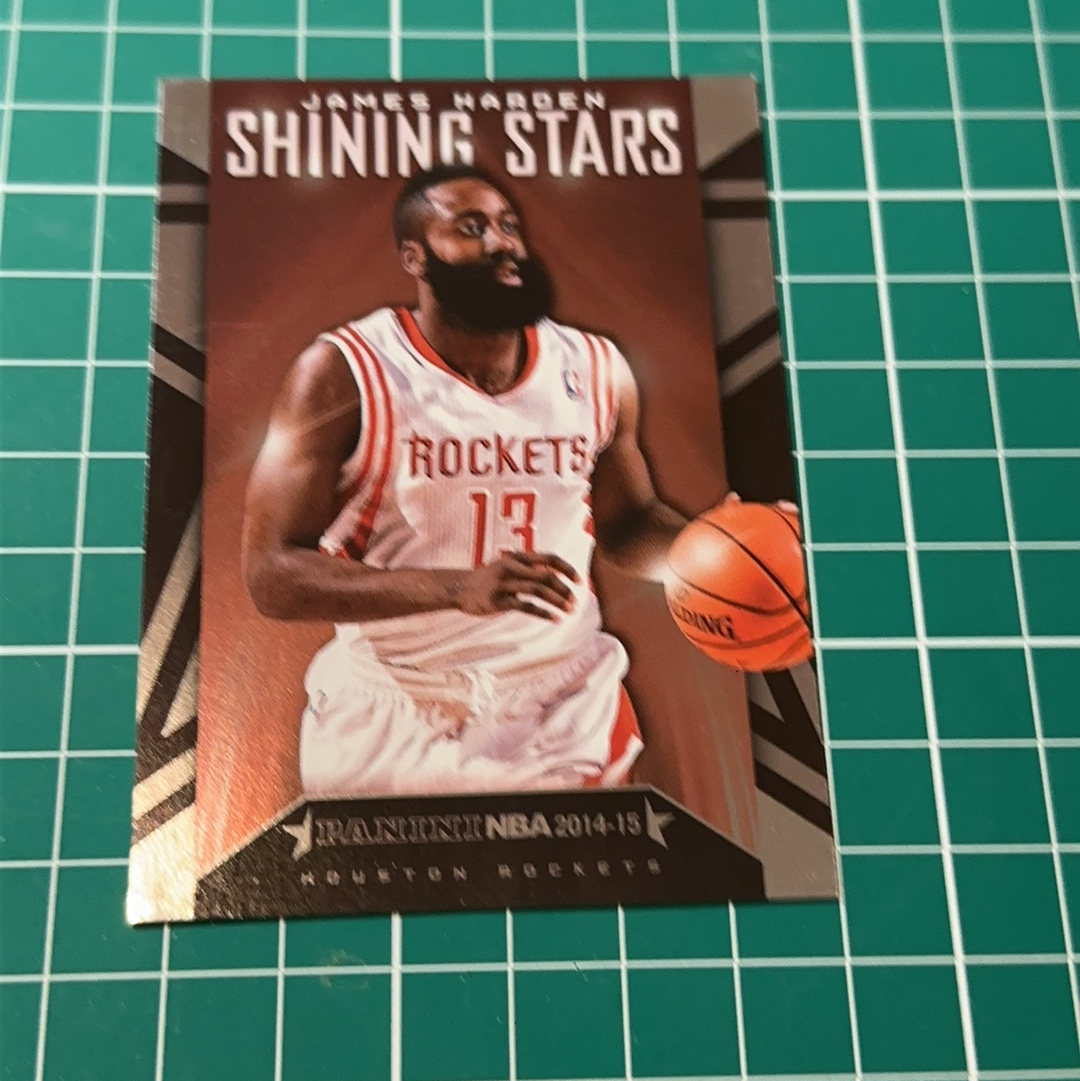2014-15 Panini Americana James Harden S.p.a. 詹姆斯哈登 大胡子 火箭队 闪卡 聚光灯 精美选图 十年老卡 绝版卡 稀有大比例