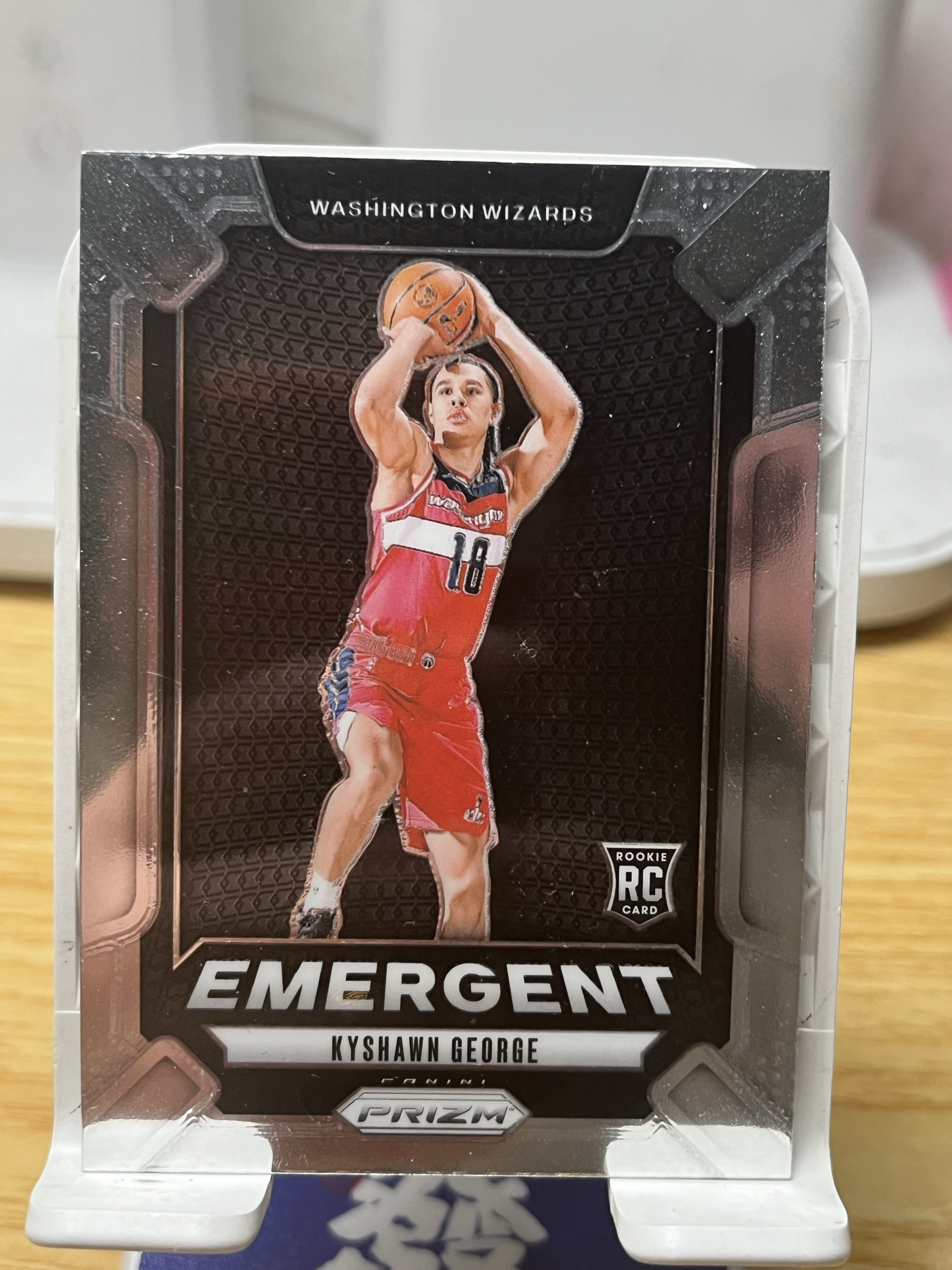 A3 2024-25 Panini Prizm Kyshawn George RC 奇才 凯肖恩 乔治 Emergent 特卡 凑套 实卡好看 卡品如图 专收凑套必备