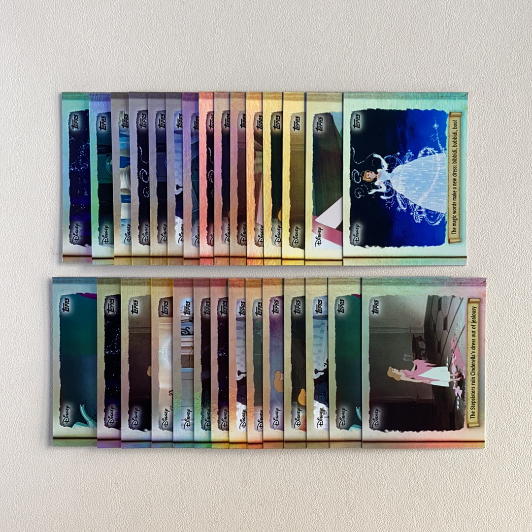 【弈卡代拍】2025 Topps Disney Wonder 元年迪士尼公主盒 灰姑娘特卡 75周年特卡 银折 折射 打包 不齐 品相如图 凑套必备 善总