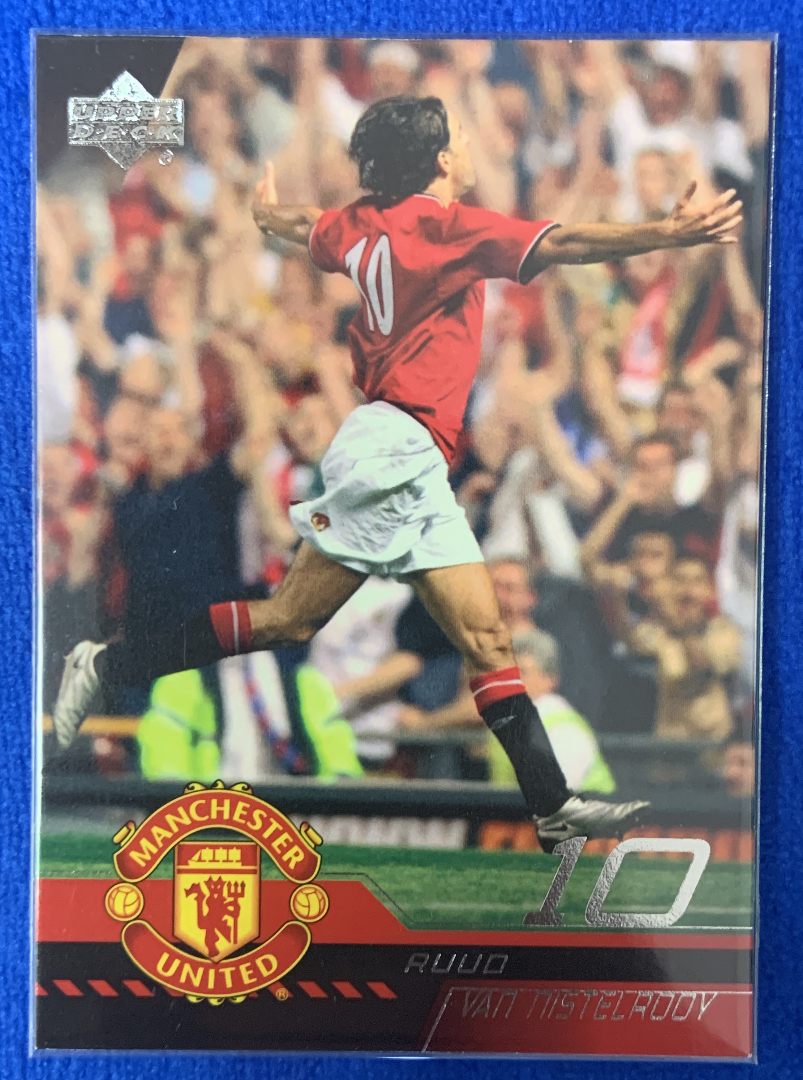 2001 Upper Deck Manchester United Ruud van Nistelrooy 亚德 曼联 范尼斯特鲁伊 英超西甲金靴 荷兰Holland 经典老卡 不保卡品ebay有价