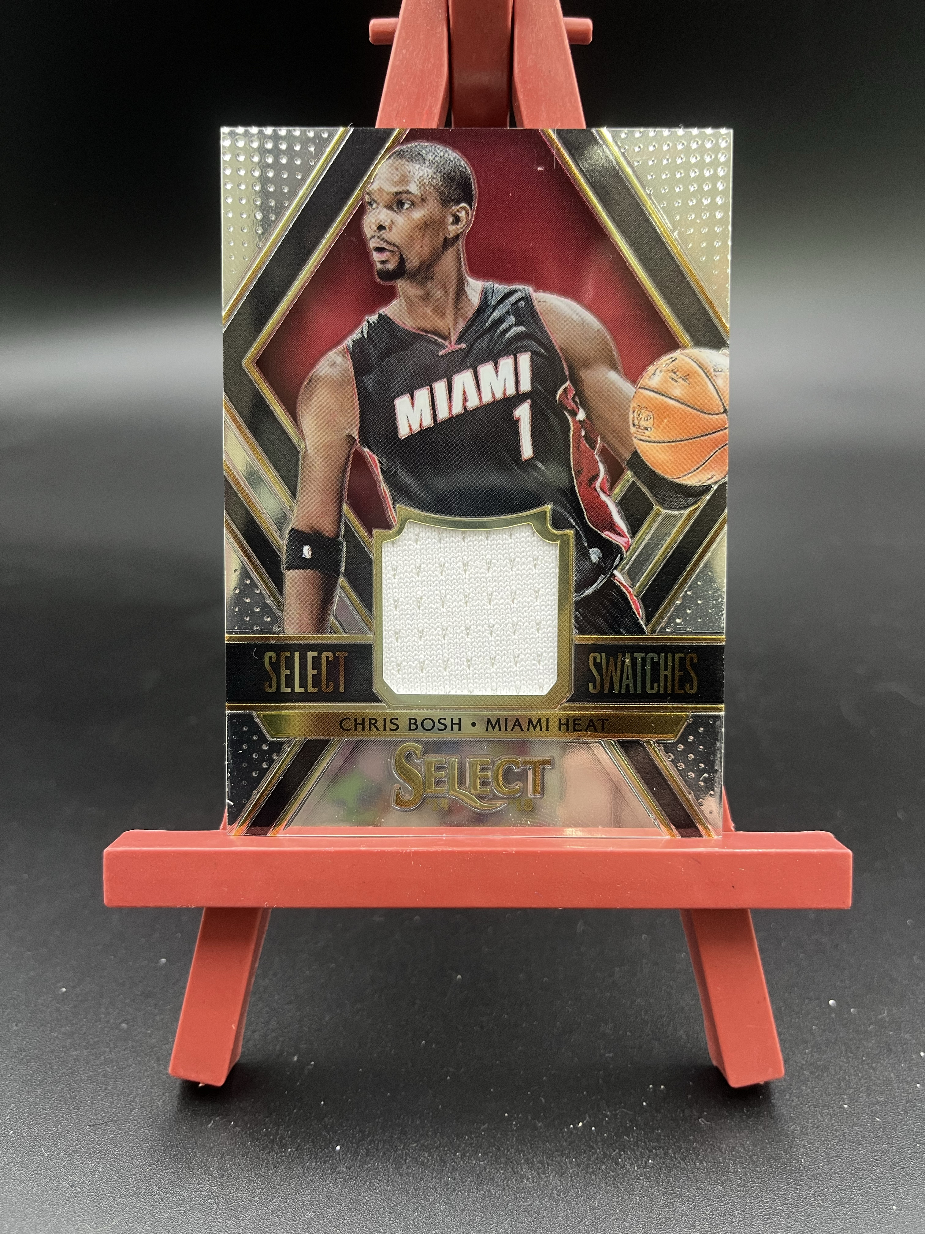 2014-15 Panini Select Chris Bosh select 热火 克里斯 波什 02/75编 球衣物料切割 GU亲穿落场 卡品如图【优质物料专场】04WZ