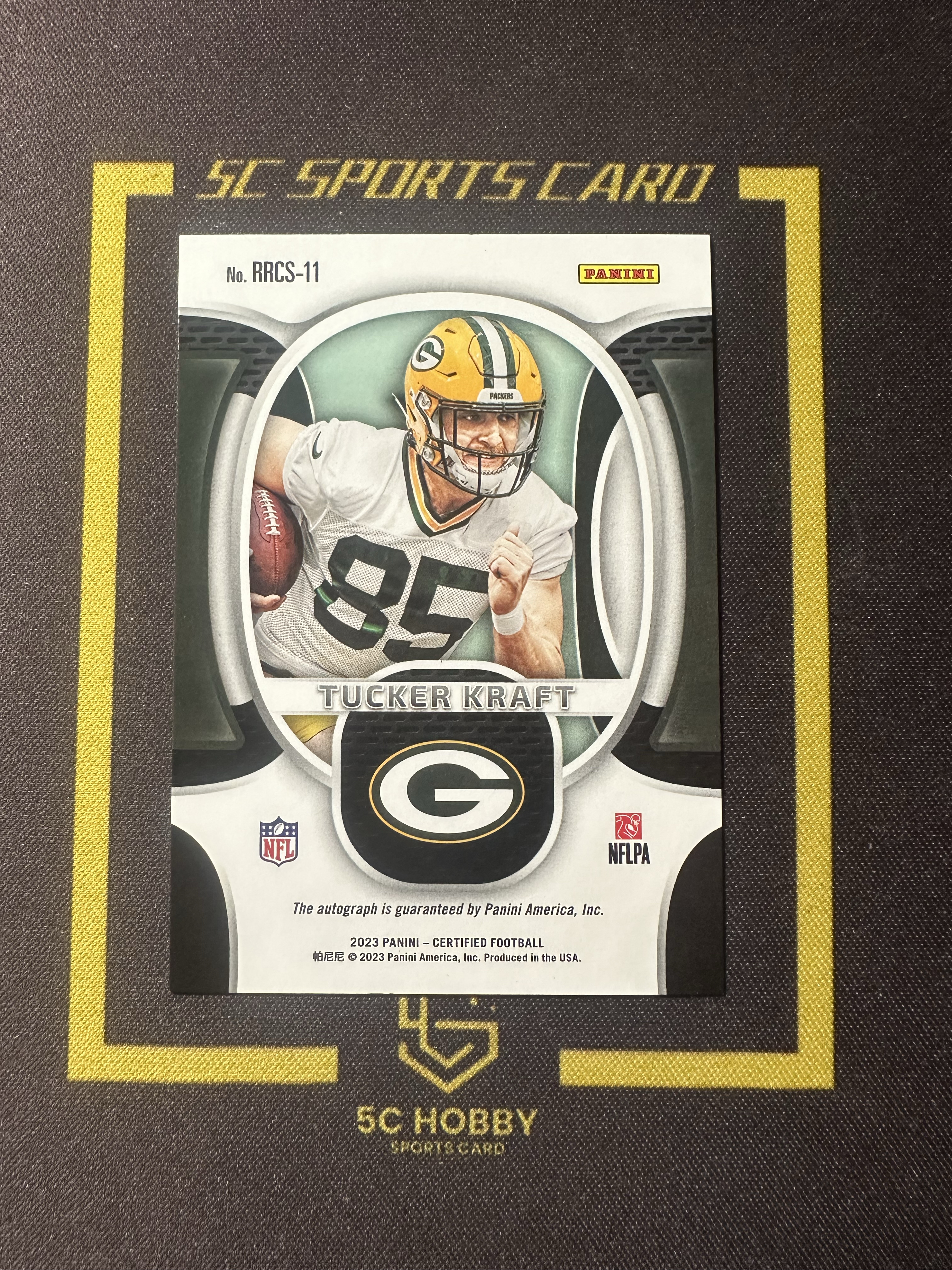 【主演出卡】 2023 panini 橄榄球 卫生巾 系列 包装工 Tucker Kraft 卡品如图 38/99