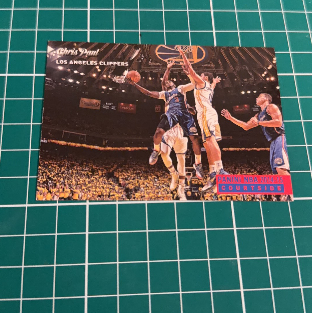 2014-15 Panini Americana Chris Paul S.p.a. 克里斯保罗 CP3 老炮 横版特卡 场边 courtside 精美选图 多年老卡 绝版卡 稀有大比例