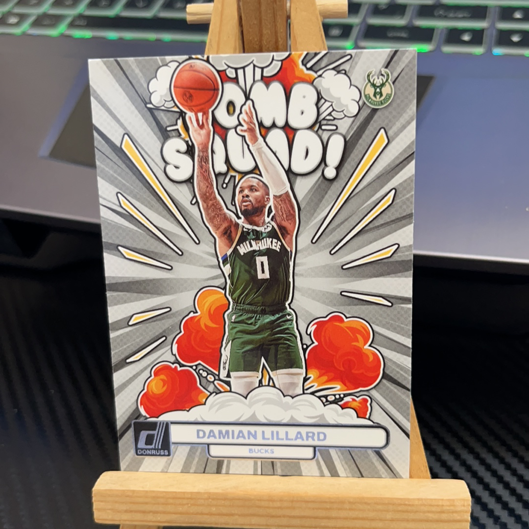 2023-24 Panini Donruss Damian Lillard 达米安 利拉德 雄鹿 杜蕾斯系列 特卡 卡品如图 凑图必备 值得收藏!免费代卖!