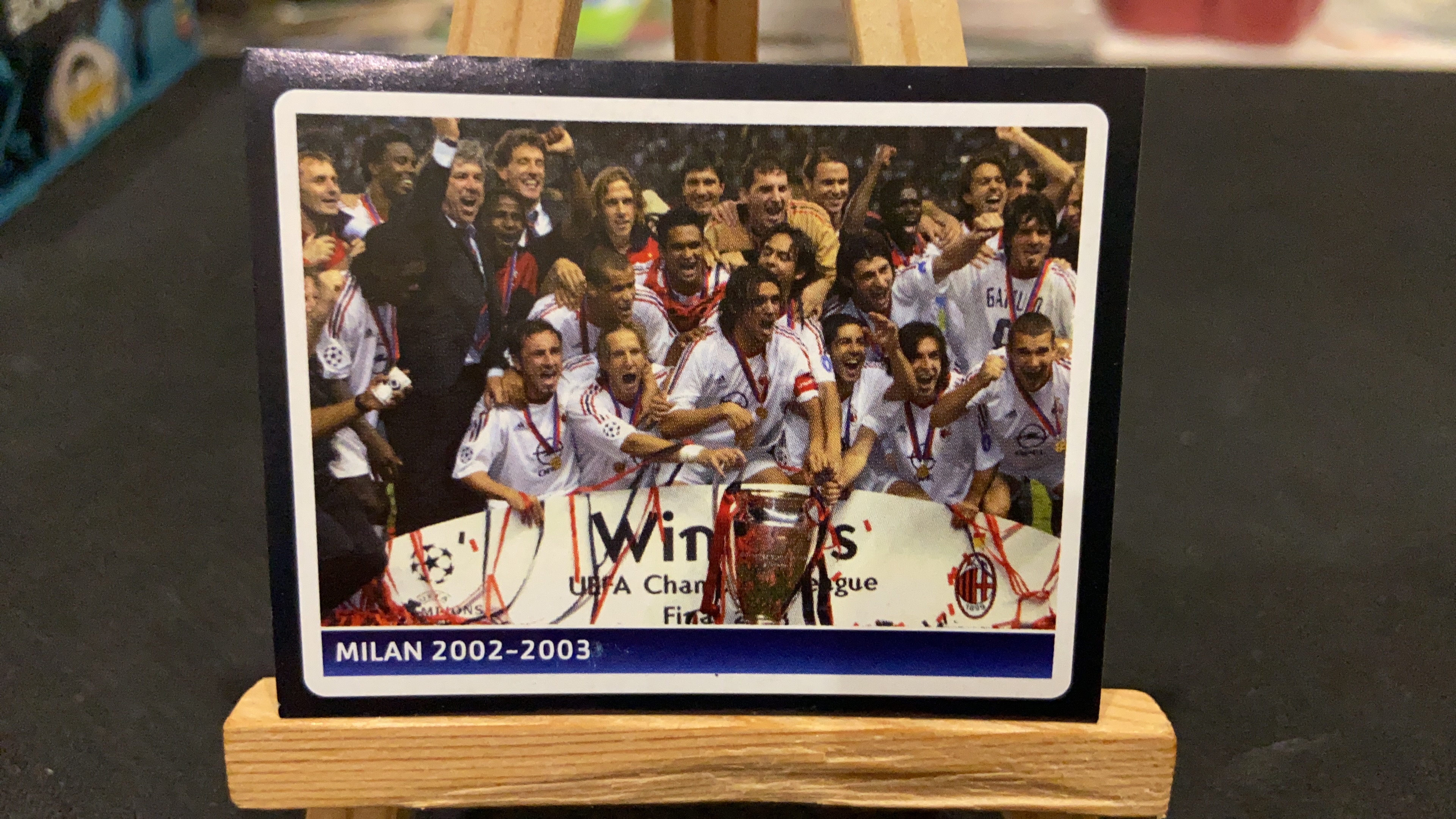 2006-07 Panini 欧冠 贴纸 【不累计】 卡品如图 AC米兰 欧冠 捧杯 全家福 因扎吉 马尔蒂尼