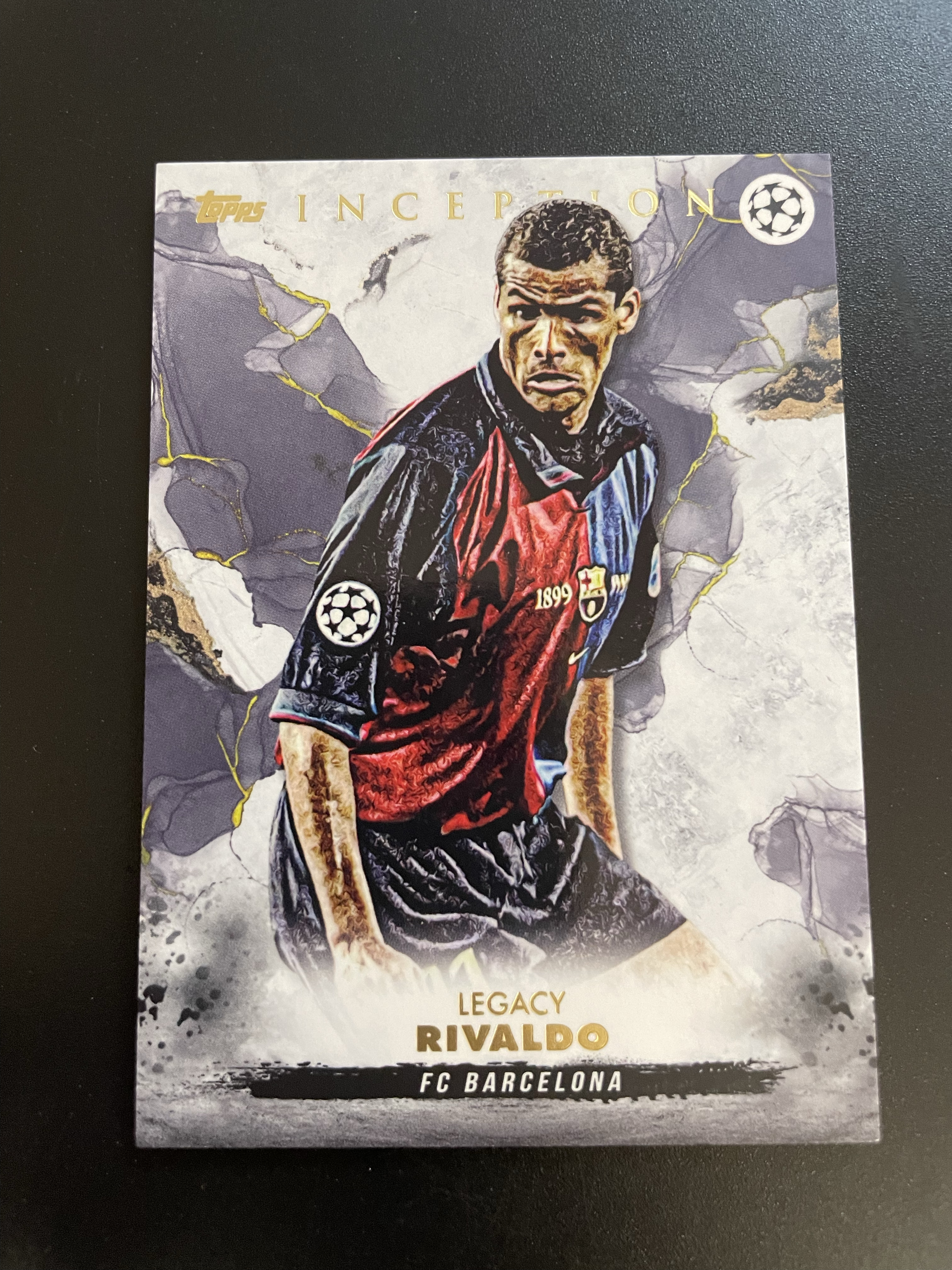 2023 Topps inception Rivaldo 【hellfire拍卖】topps 盗梦空间系列 巴萨 巴西 里瓦尔多 base jjj