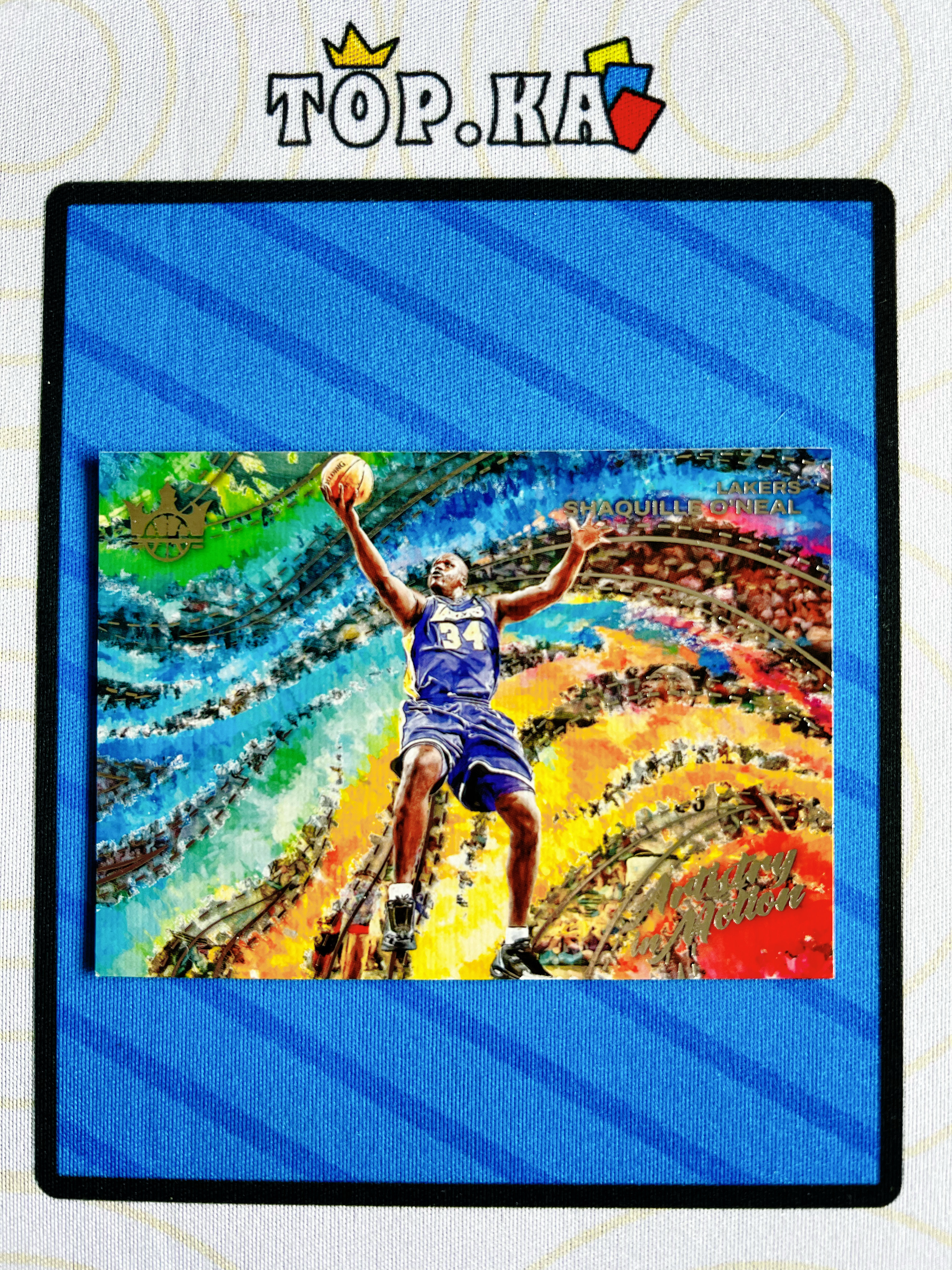 【顶尖卡社】2024-25 Panini Court Kings Shaquille O'Neal 油画 湖人 沙奎尔 奥尼尔 大鲨鱼 梵高 进攻艺术 特卡 详情看描述 瑕疵如图【凯里】