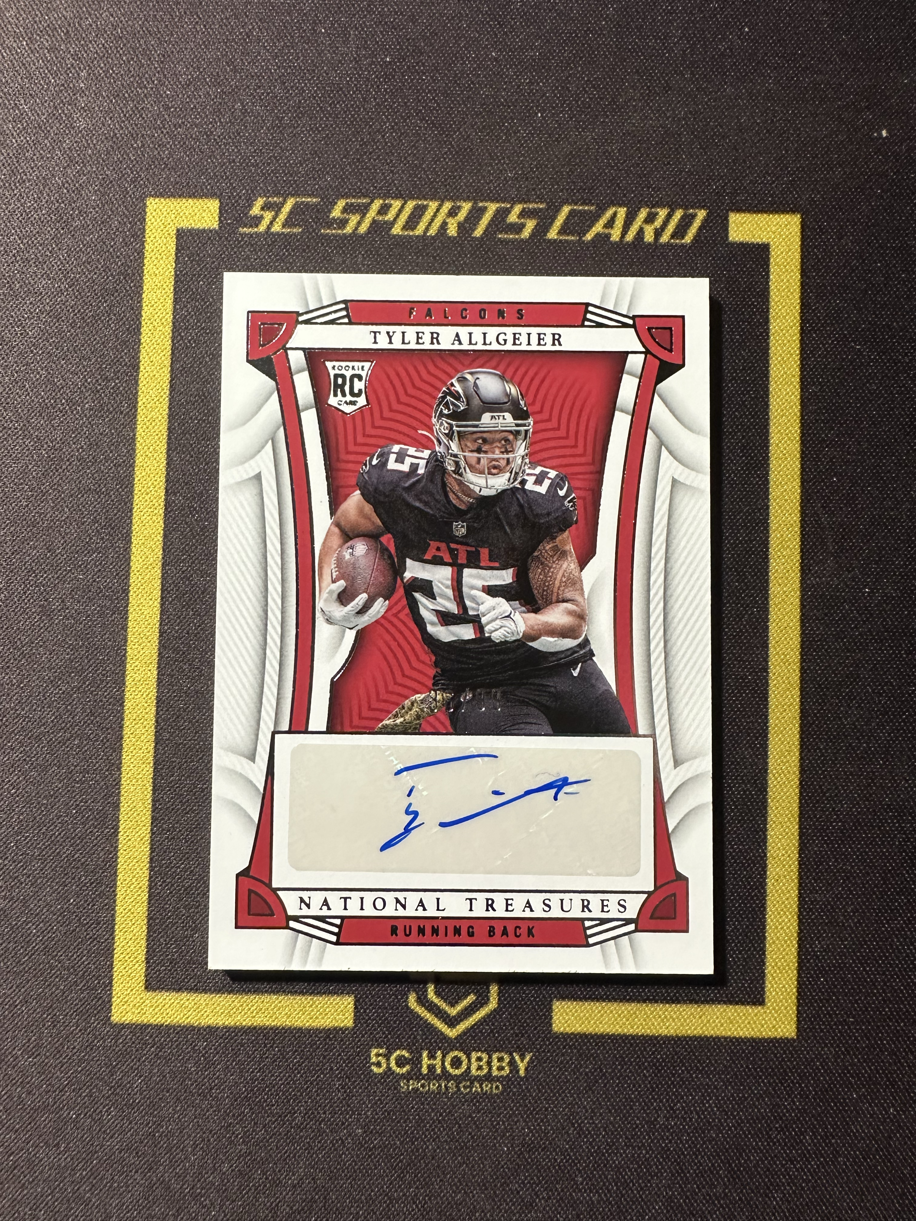 【主演出卡】 2022 panini 国宝 national treasures 橄榄球 猎鹰 Tyler Allgeier 99编 卡品如图 凑套必备