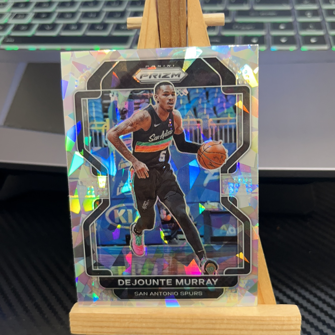 2021-22 Panini Prizm Dejounte Murray 德章泰 穆雷 马刺 银折 碎冰折 折射 prizm系列 pz 卡品如图 凑图必备 值得收藏! 免费代卖!