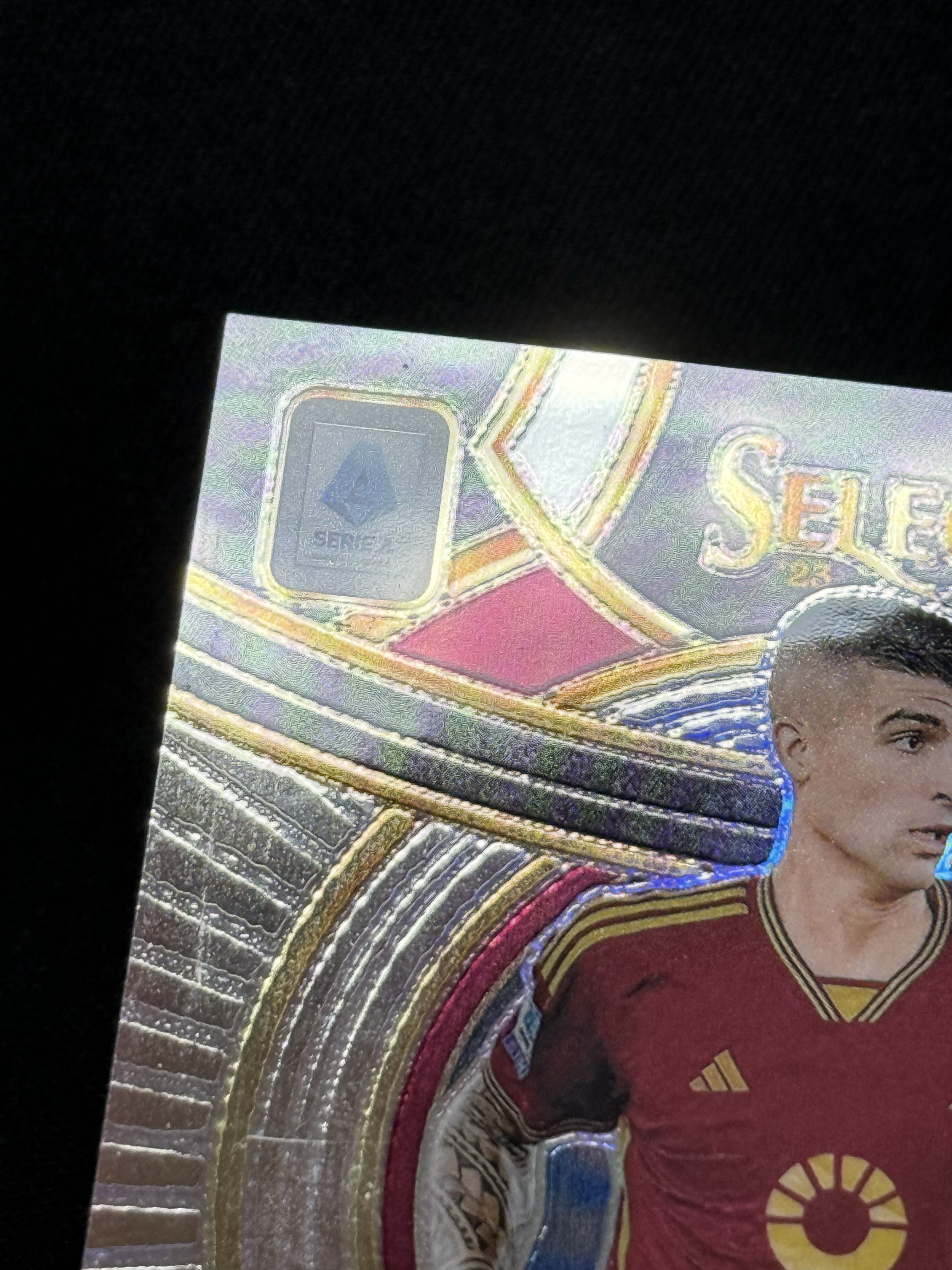 2023-24 Panini Select Gianluca Mancini 【小贝代拍】意甲 Select 罗马 曼西尼 曼奇尼 小窗 球衣物料 切割 银折 瑕疵如图 拍前看描述 H EW